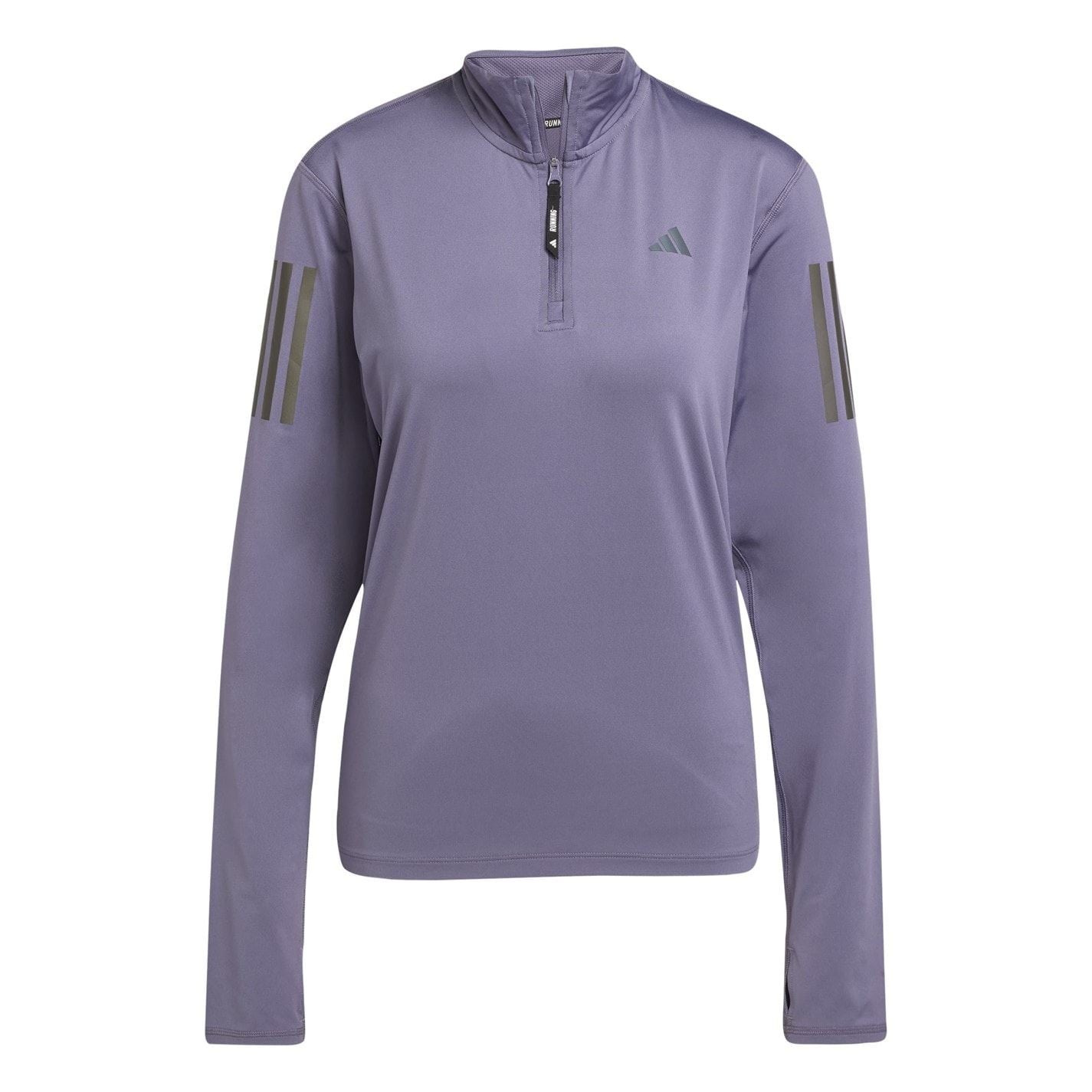 adidas Womens The Run Half Zip Running Top
