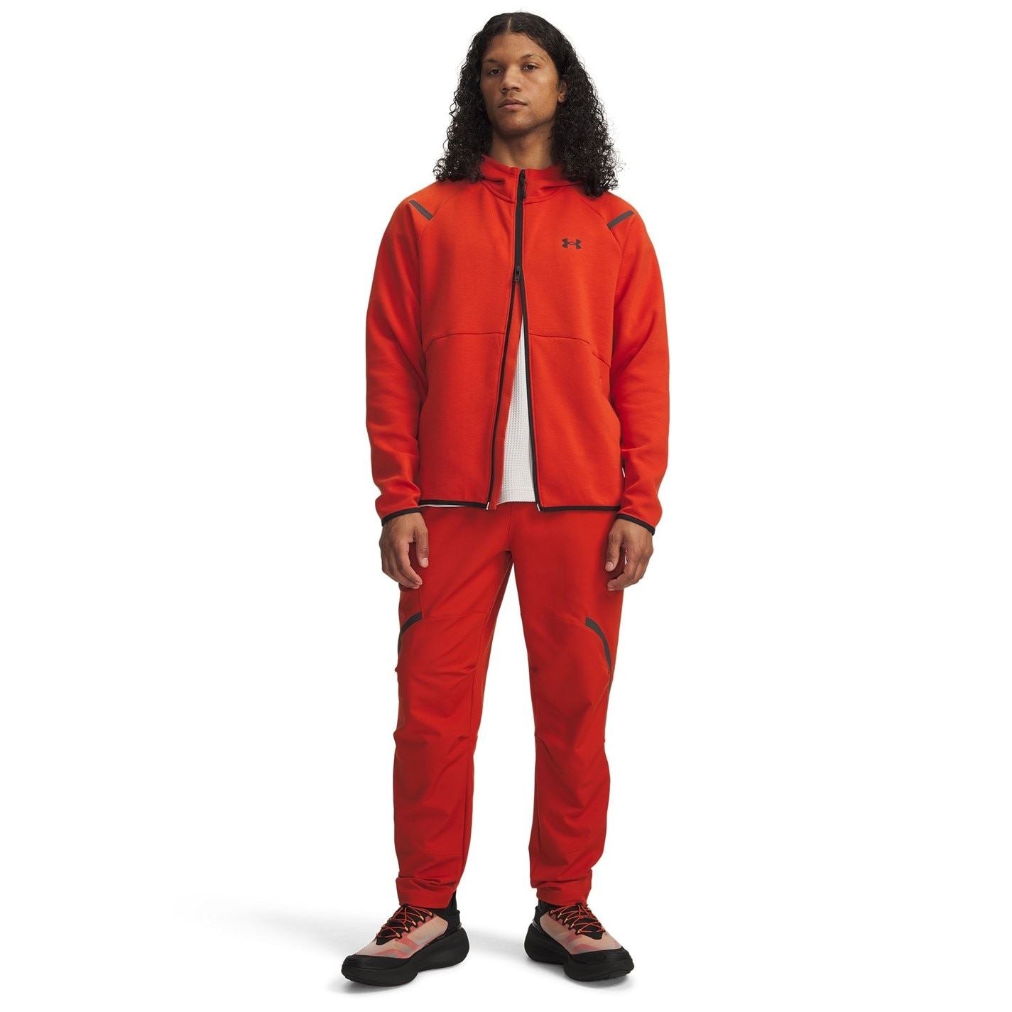 Under Armour Unstoppable Hooded Ribbed Cuff Sweat Jacket