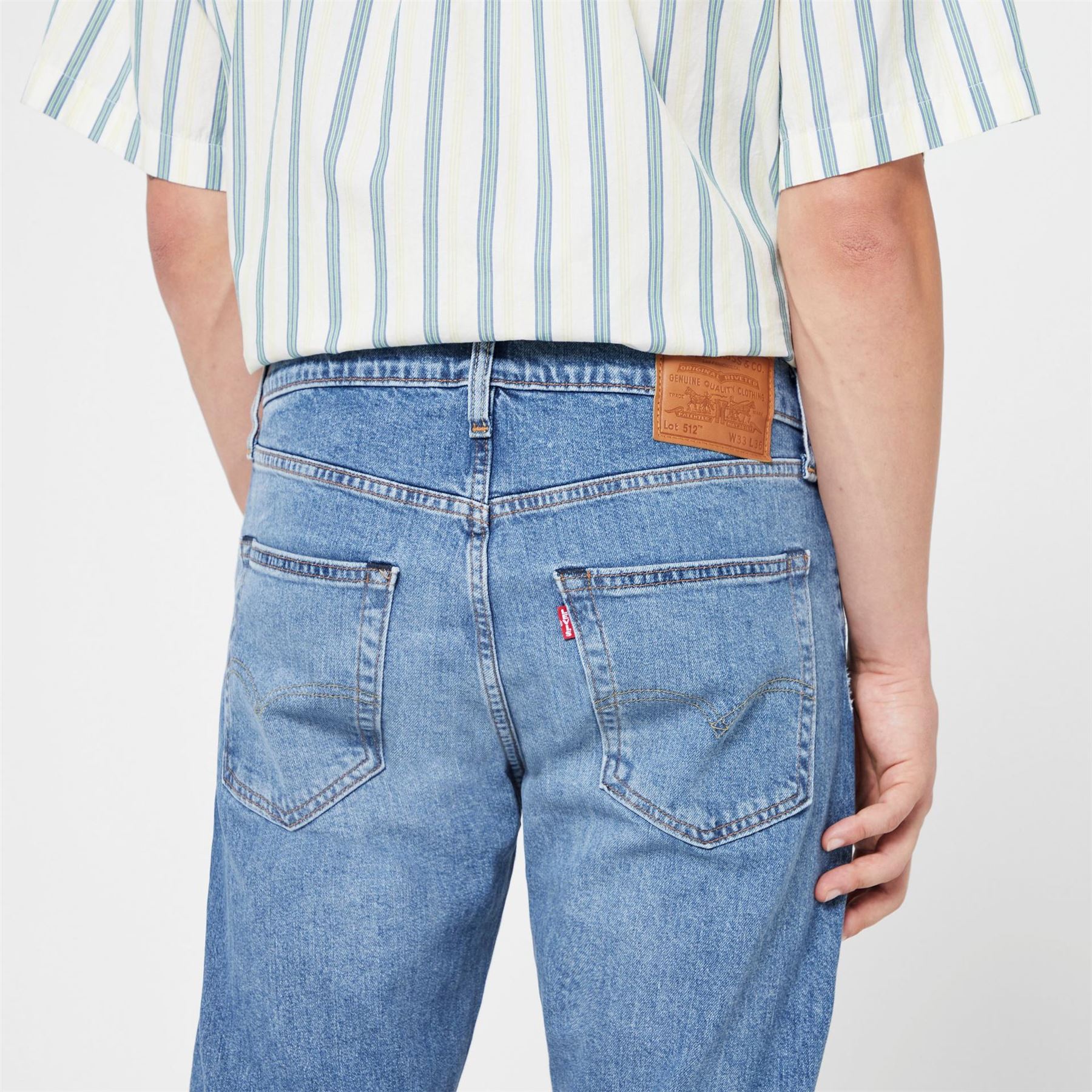 Levis 512 Cotton Slim Tapered Skinny Jeans