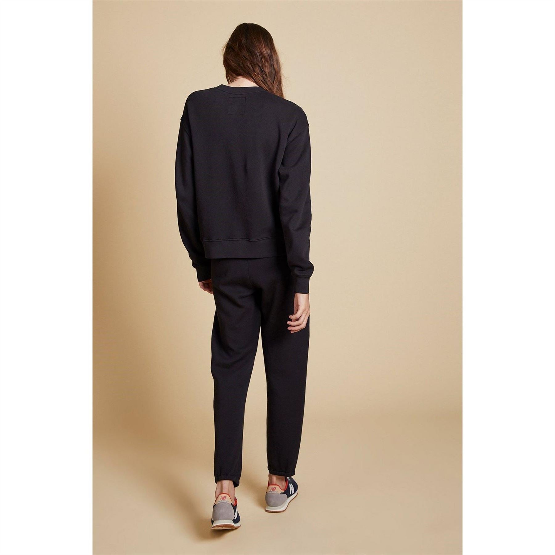 Velvet by Graham and Spencer Solid Patterned Long Sleeve Sweatshirt