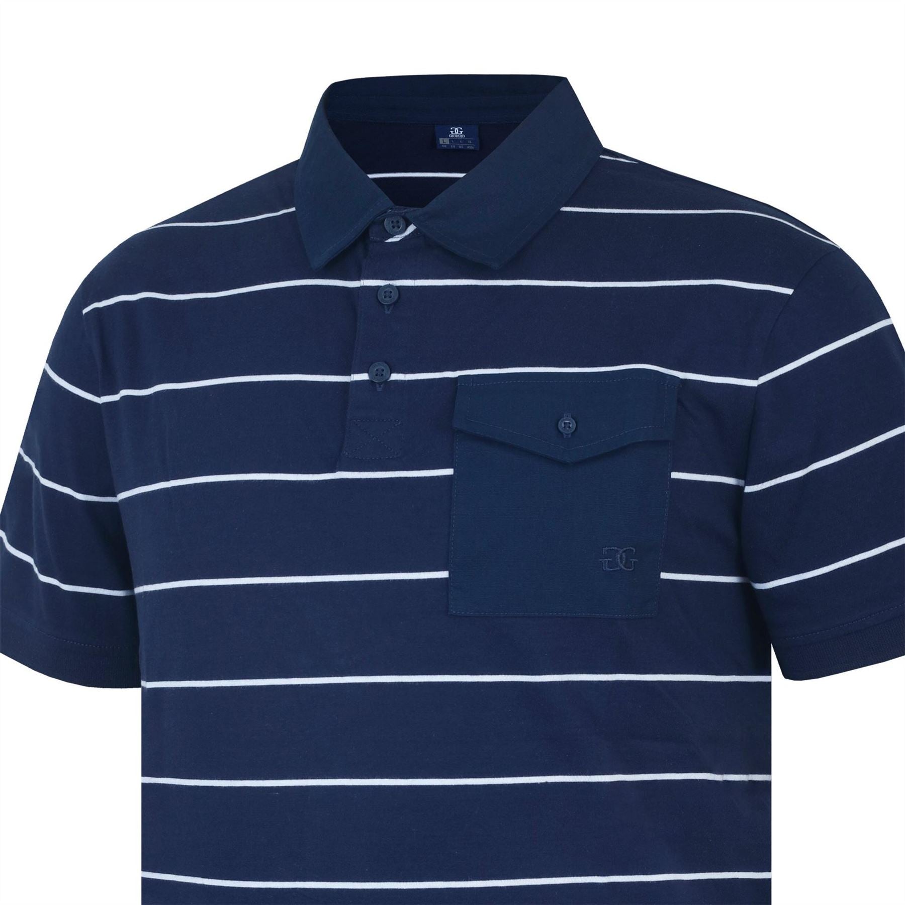 Giorgio Stripe Short Sleeve Polo Shirt