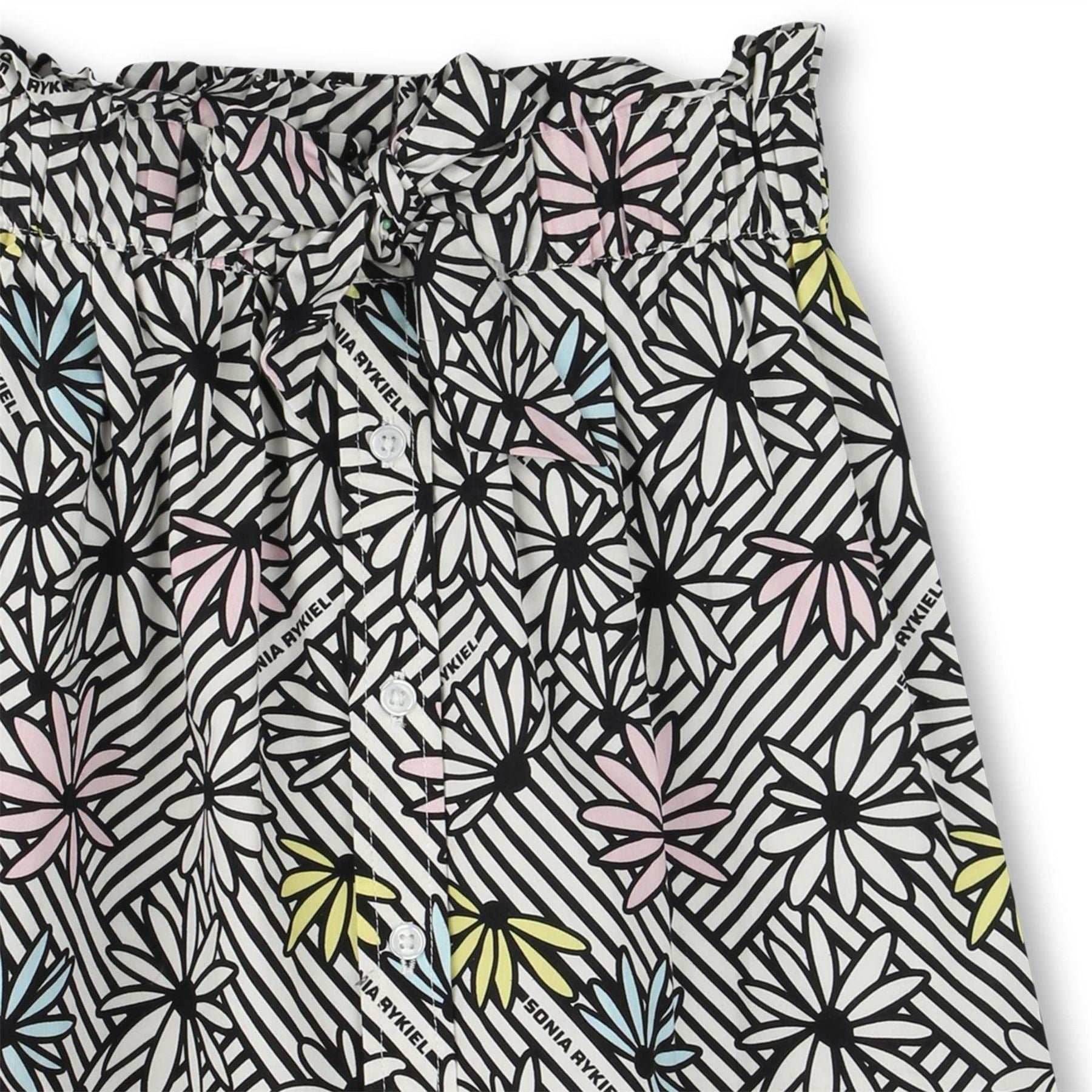 Sonia Rykiel Oap Floral Patterned Skater Skirt