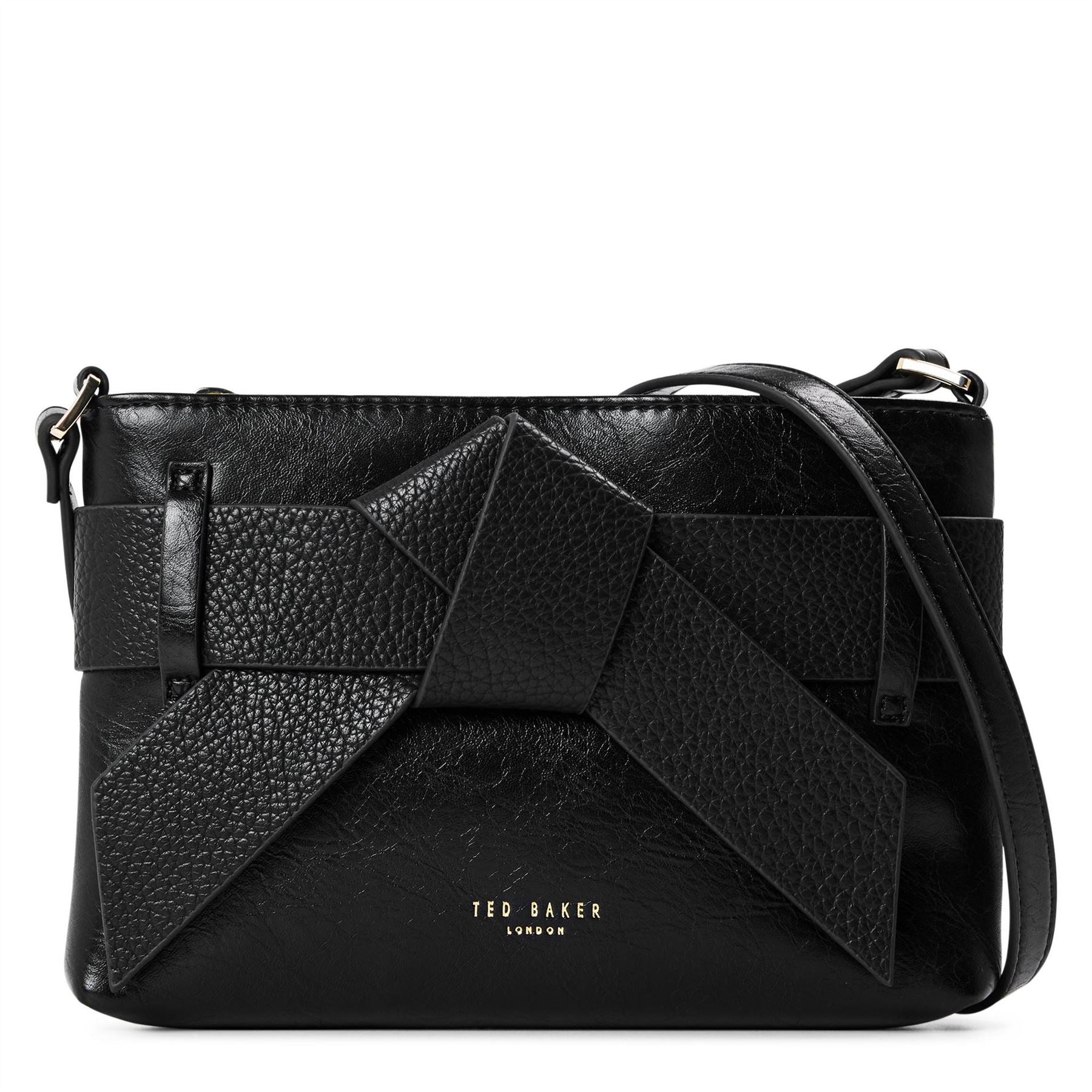 Ted Baker Rectangle Shape Cross Body Bag with Gold-Tone Hardware