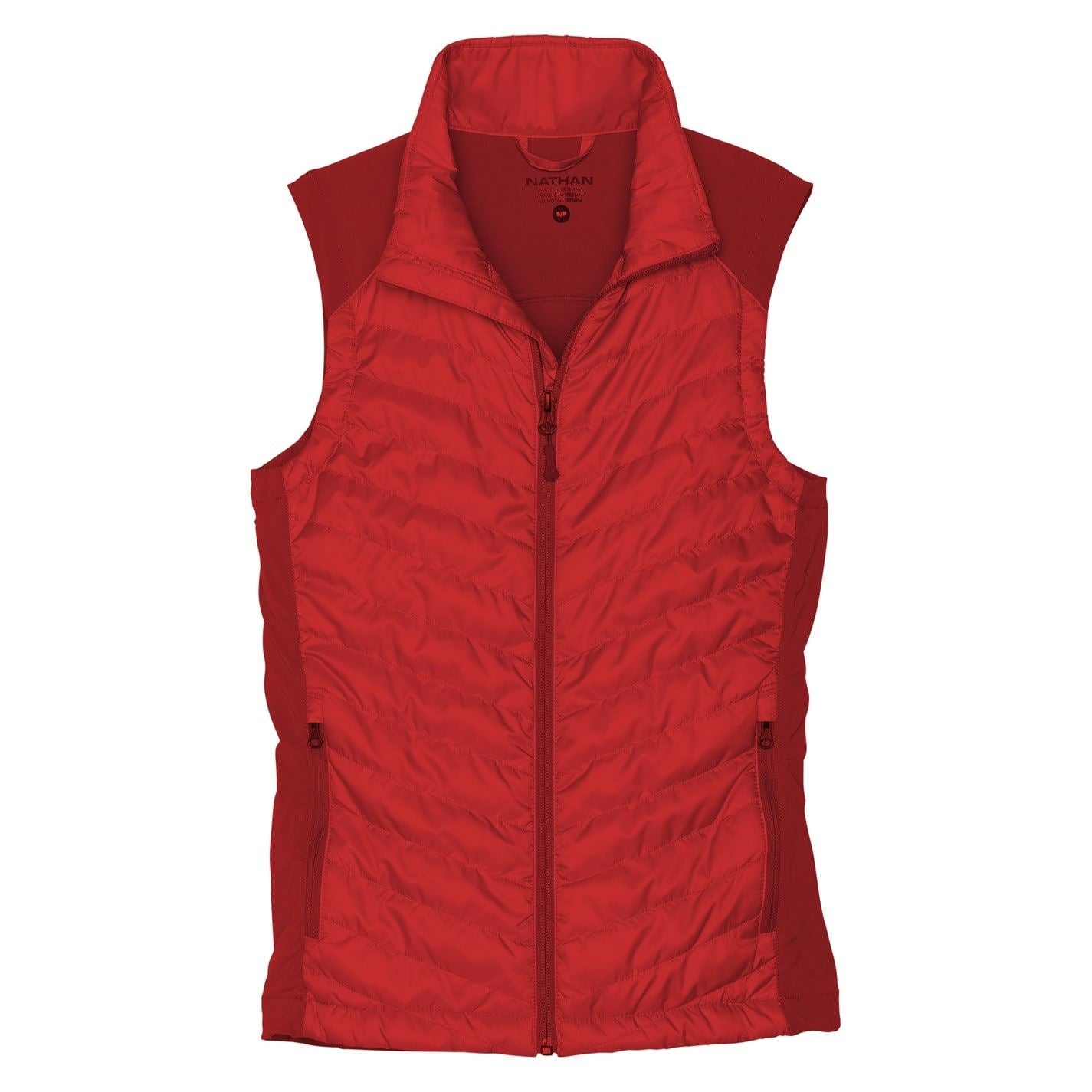 Nathan Solid Patterned Zipped Pocket Hybrid Performance Gilet