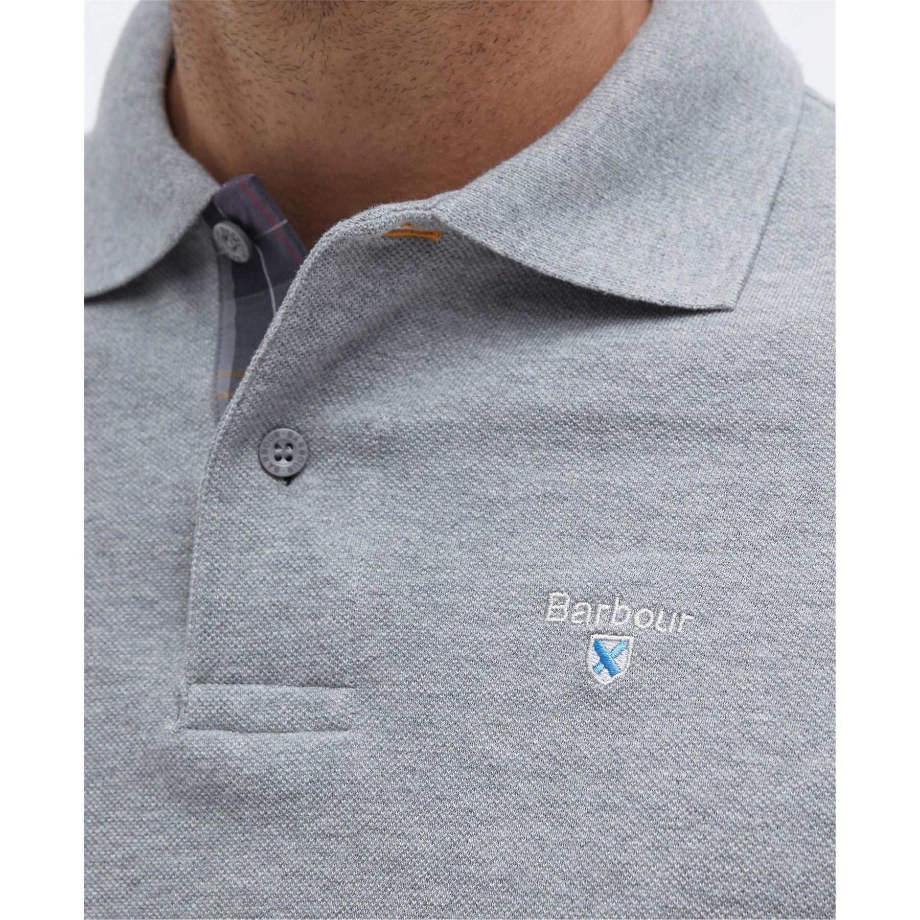 Barbour Tartan Pique Polo Shirt