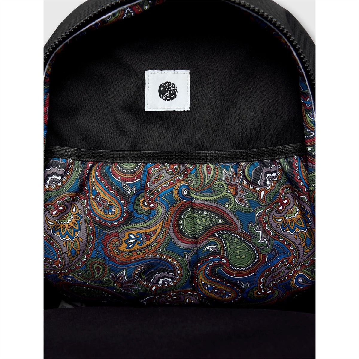 Pretty Green Bramhall Rectangle Shape Backpack with Logo Badge