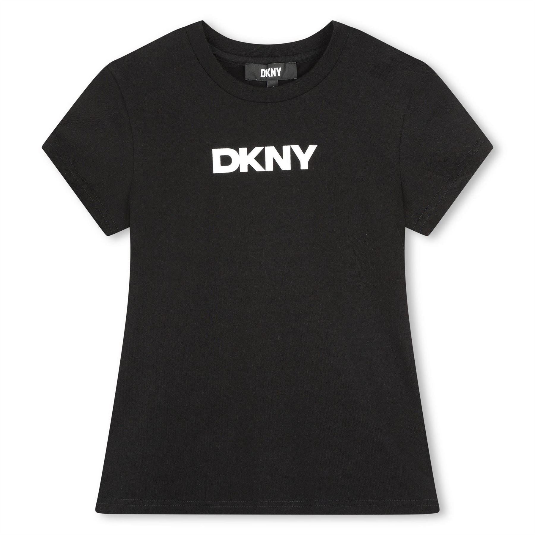 DKNY Regular Fit Crew Neck Logo T-Shirt