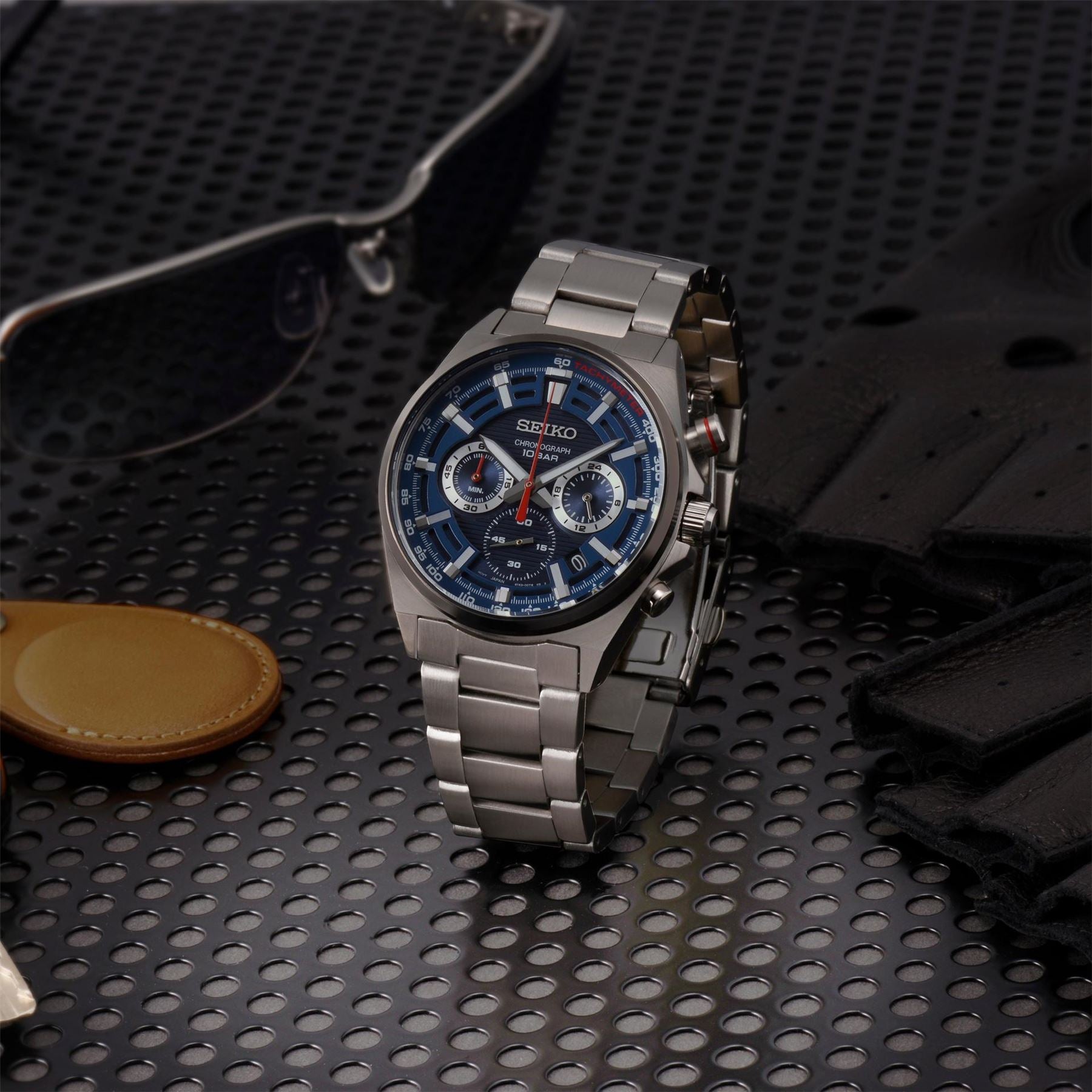 Seiko Sport Analogue Steel Bracelet Watch