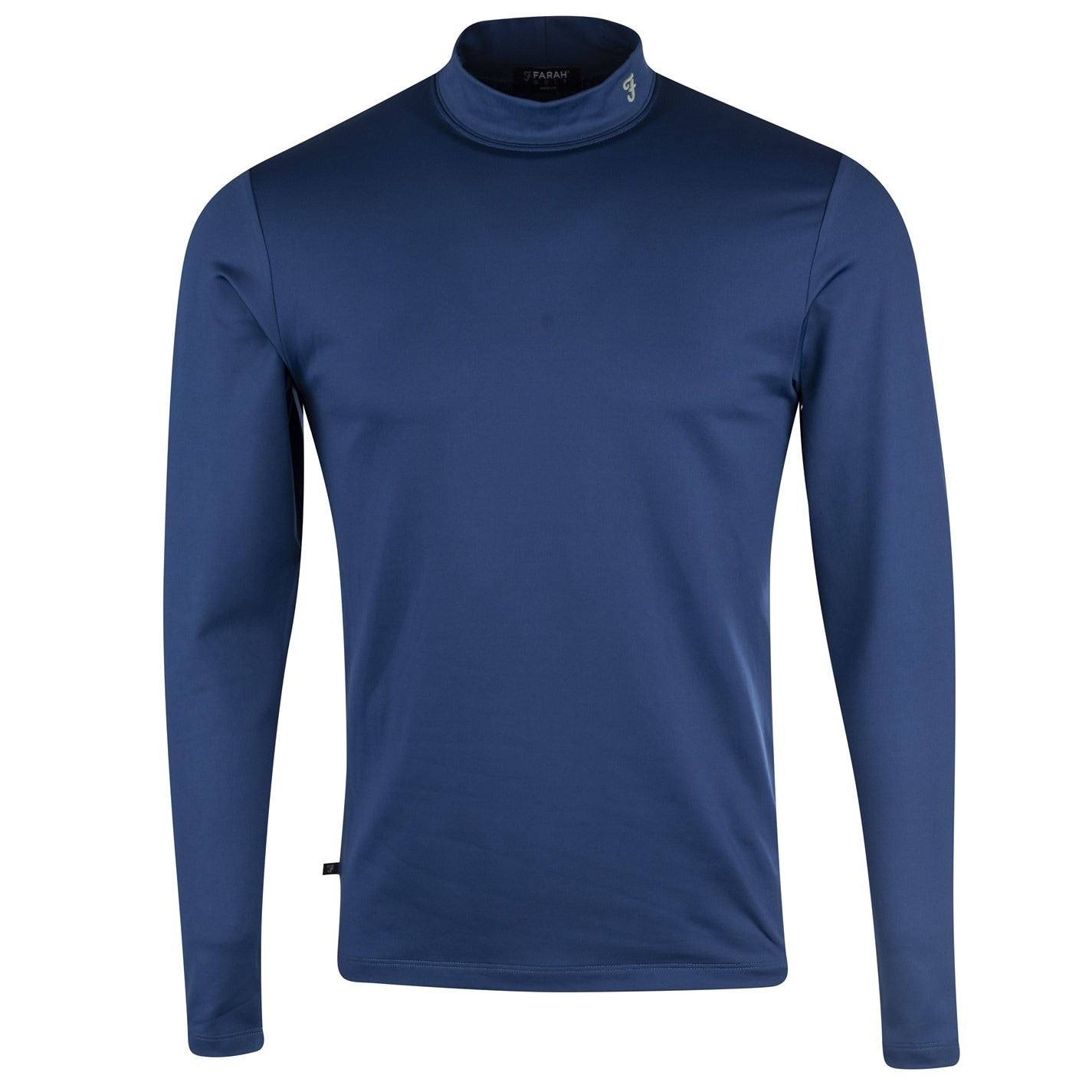 Farah Mock Neck Regular Fit Long Sleeve T-Shirt
