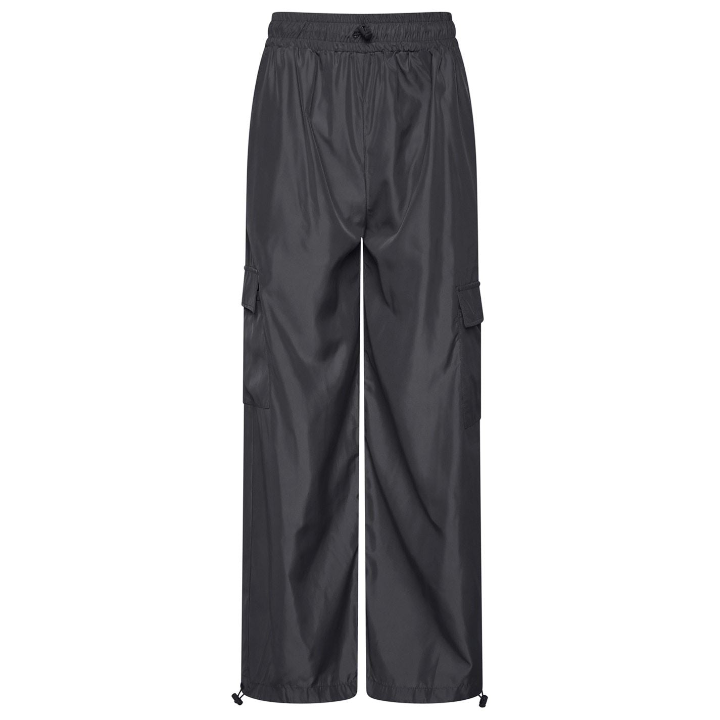 Gym King Satin Side Pocket Solid Patterned Combat Pants