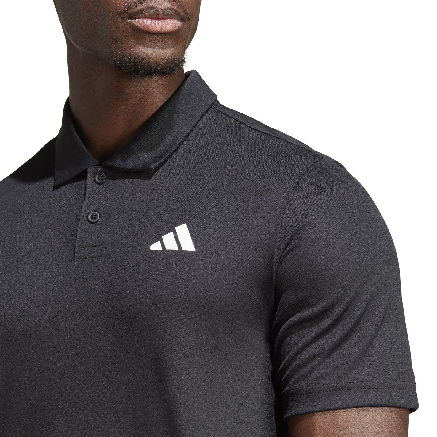 adidas Mens Club 3 Stripe Polo Shirt