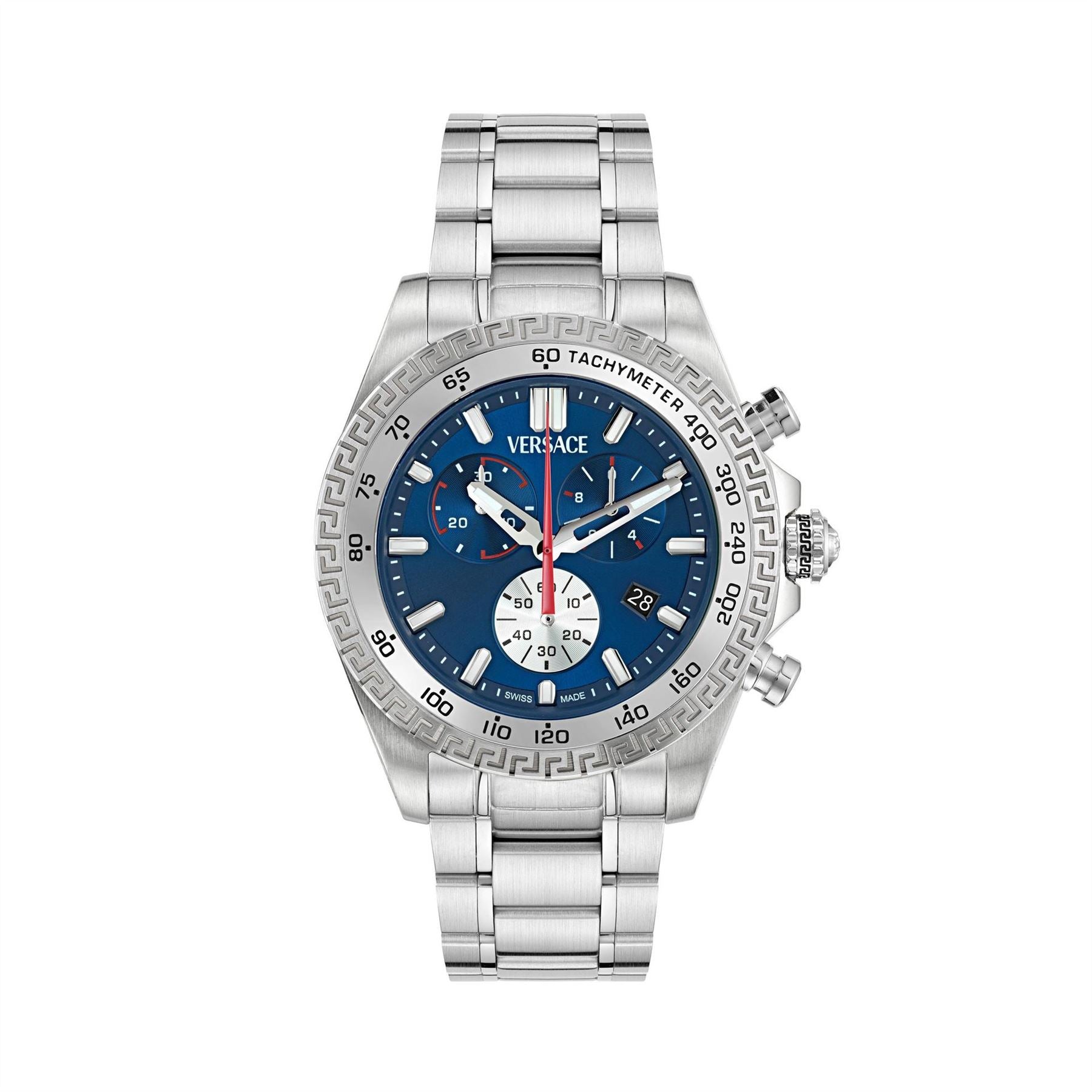 Versace Sn71 Racing Steel Bracelet Strap Analogue Watch