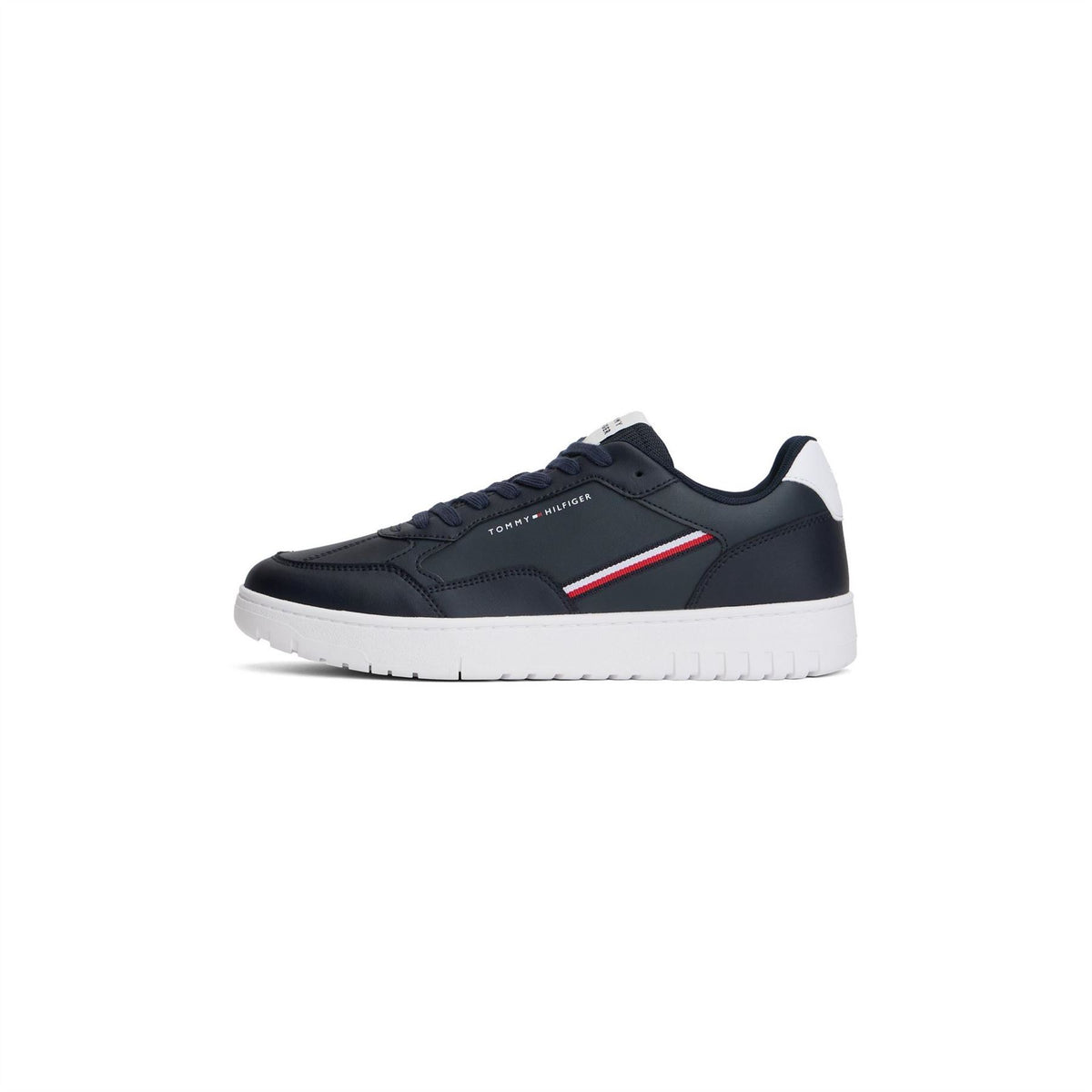 Tommy Hilfiger Basket Stripe Lace-Up Low Top Sneakers
