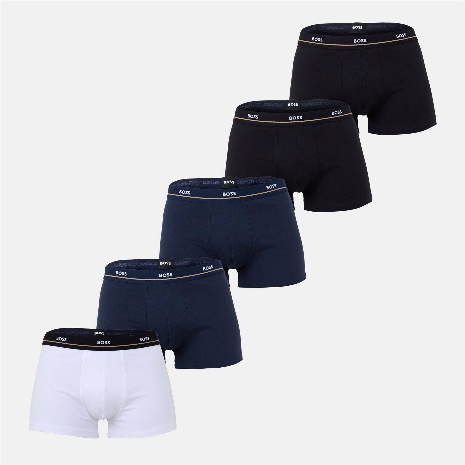 Boss Mens Trunk 5p Essential 10242934 01 Boxer