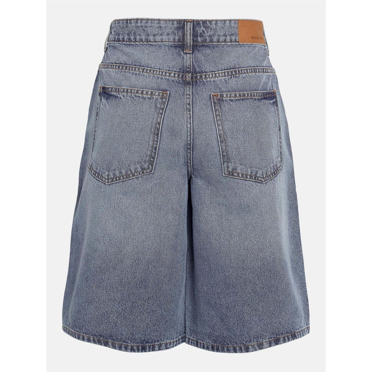Noisy May Mindie Medium Wash Denim Bermuda Shorts