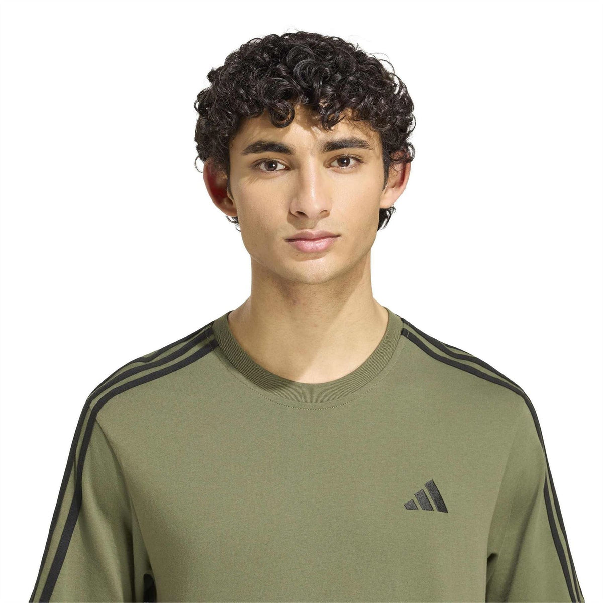 adidas Mens 3 Stripes T-Shirt