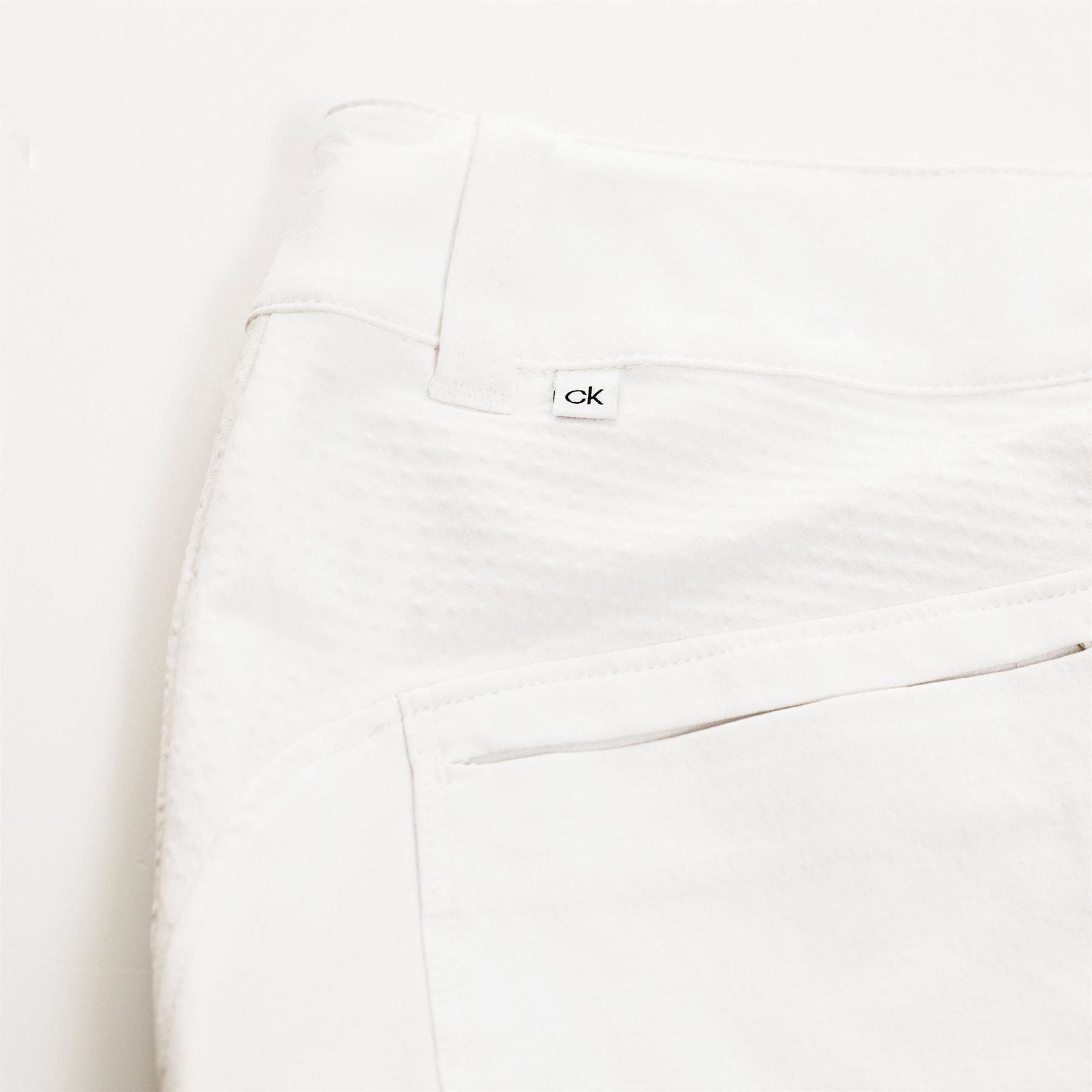 Calvin Klein Golf Solid Patterned Straight Trousers