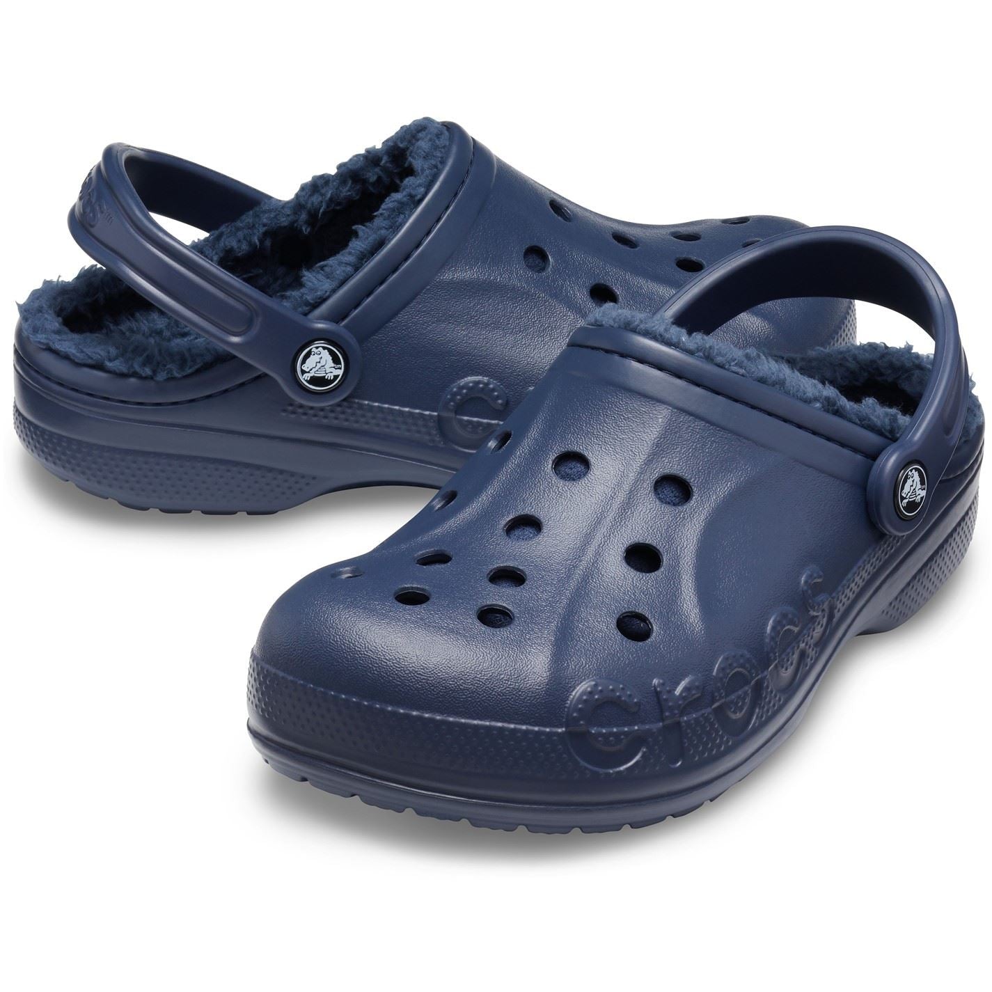 Crocs Baya Lined Flat Heel Mules