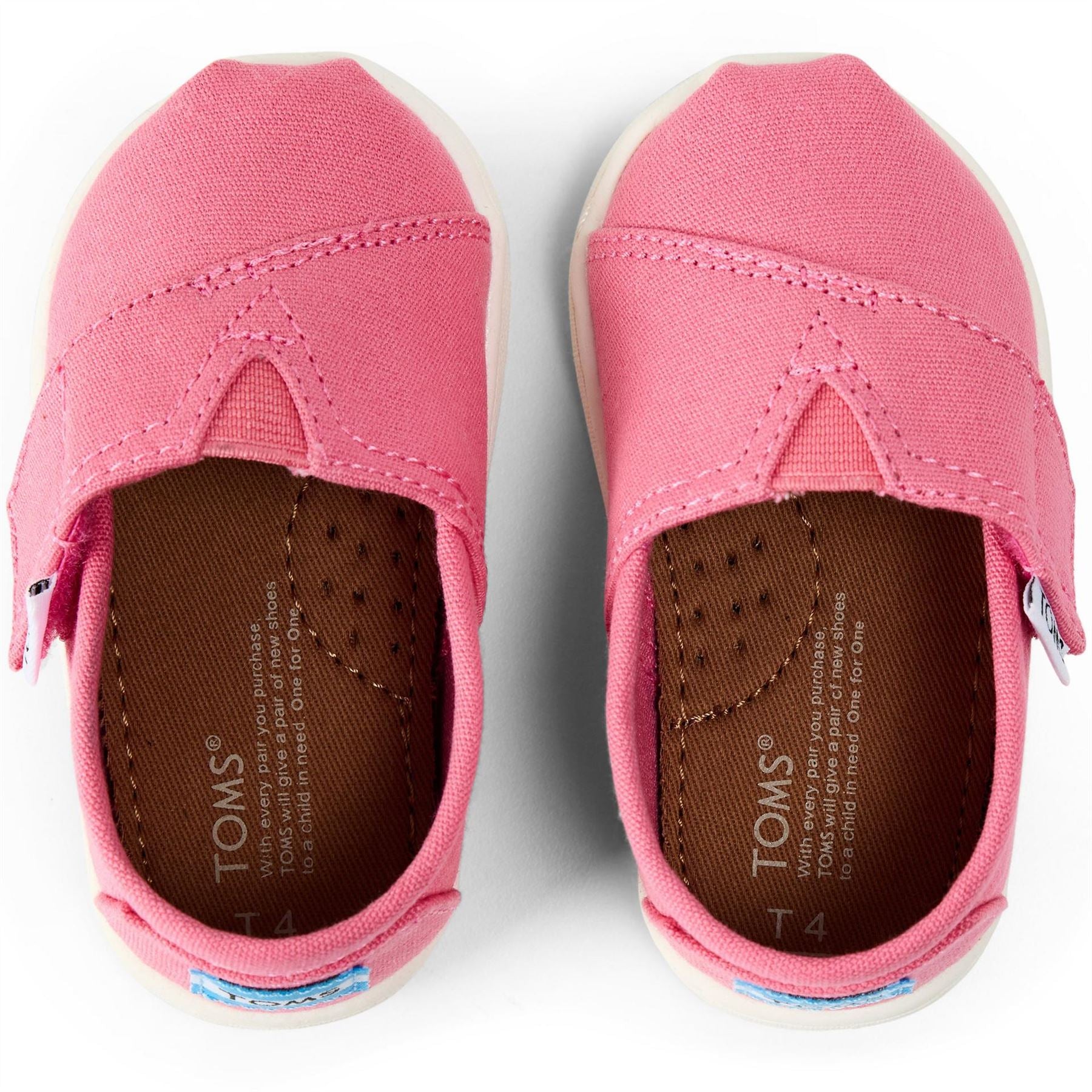Toms Kids Canvasas Slip On Trainers