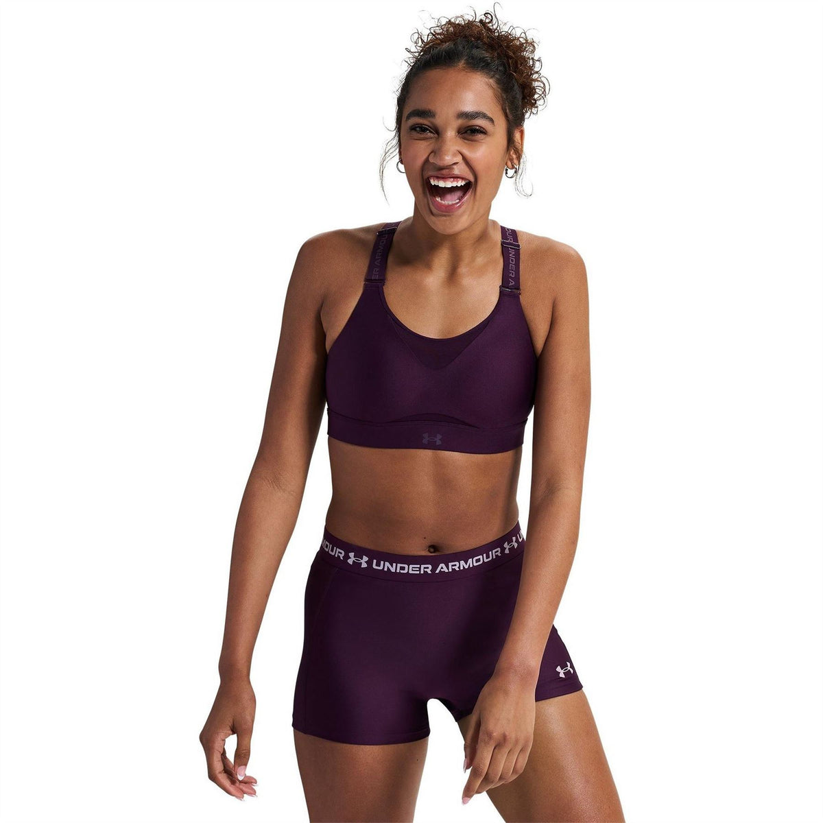 Under Armour Infinity High V-Neck Sports Bra