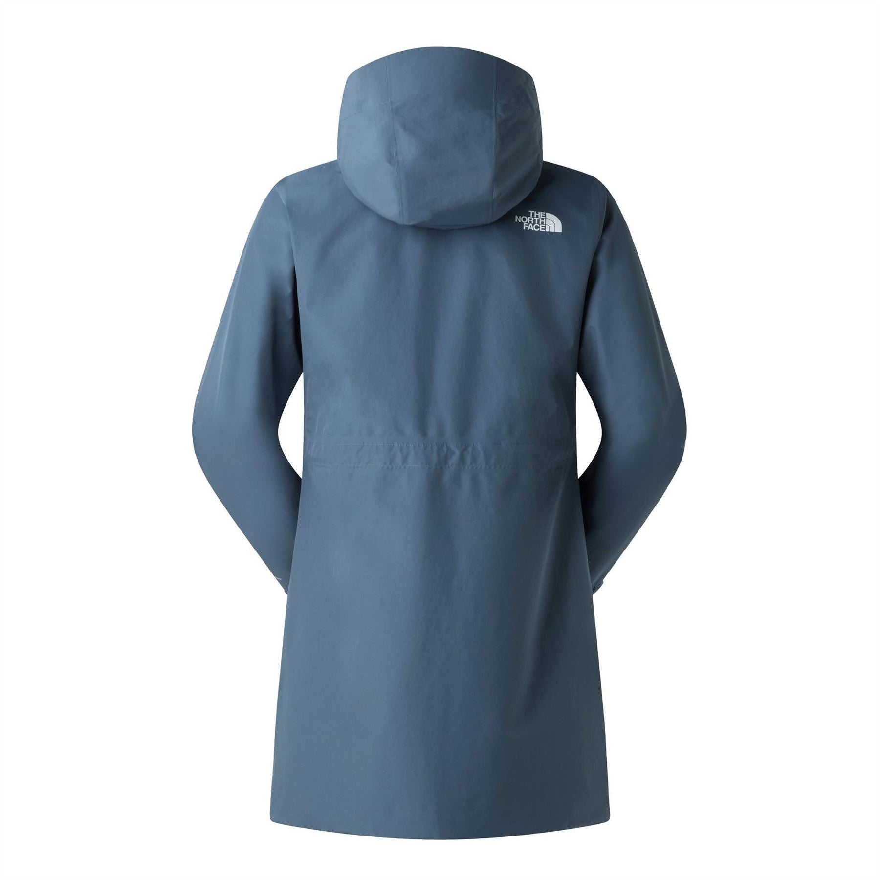 The North Face Hikesteller Hooded Solid Patterned Parka Coat with Zipped Pocket