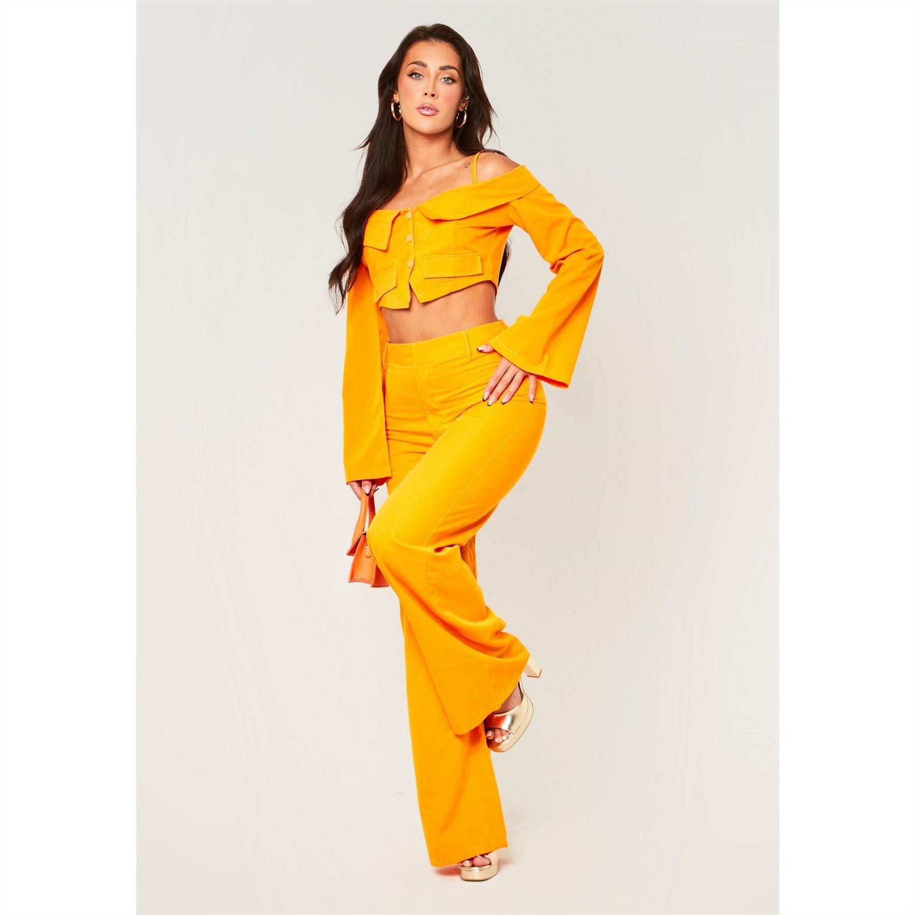 Missy Empire And Flare Trousers