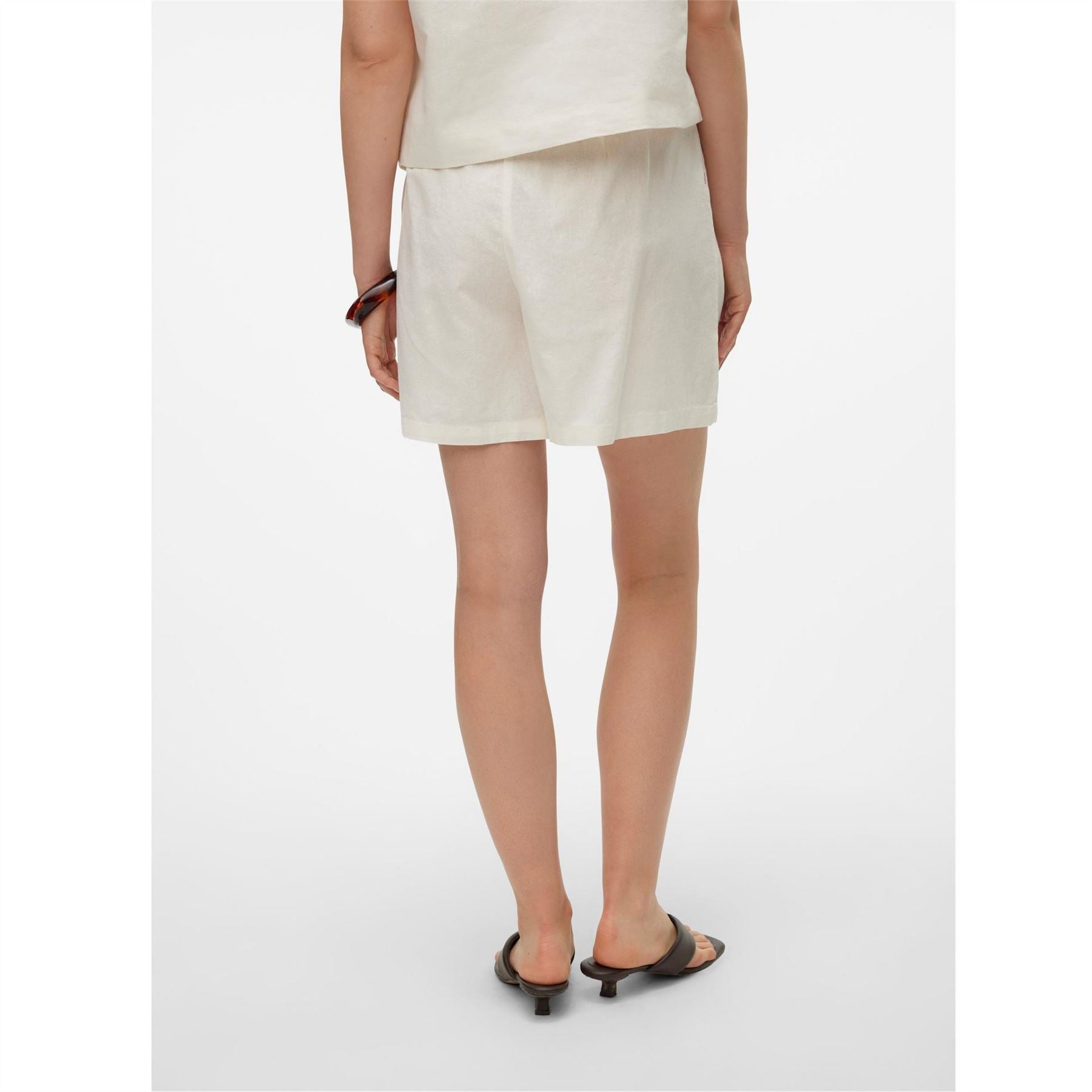Vero Moda May Solid Bermuda Shorts