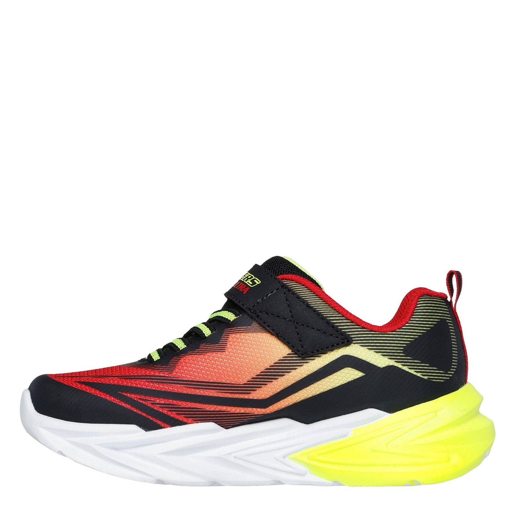 Skechers Lighted Gore  And  Strap Sneaker W Mids Light Up Trainers Boys