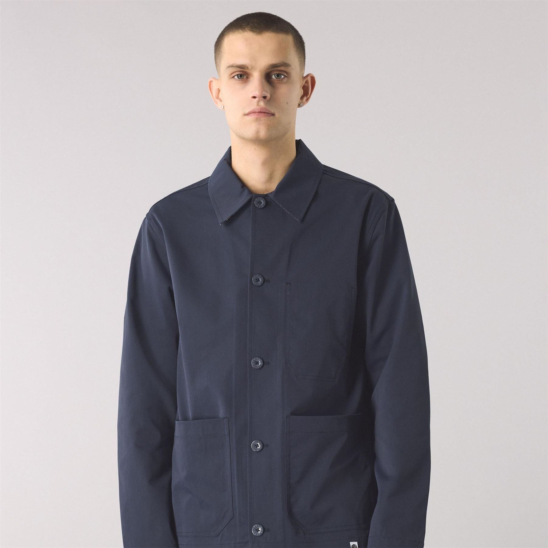 Pretty Green Didsbury Structured Relaxed Fit Overshirt