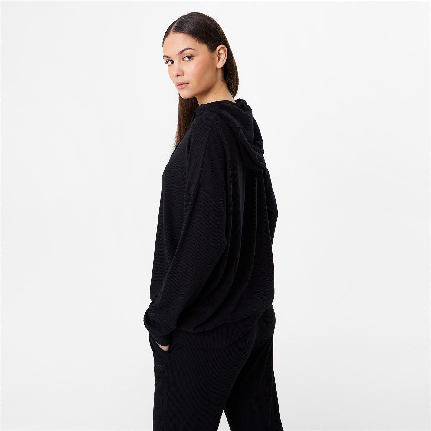 USA Pro Ribbed Slouchy Hoodie