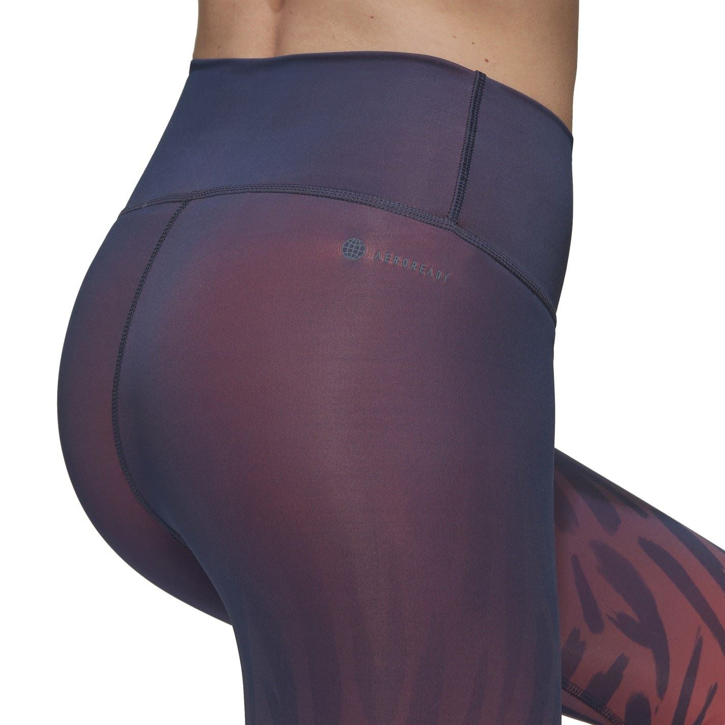 adidas Womens Optime Fierce Training 7 8 Tights
