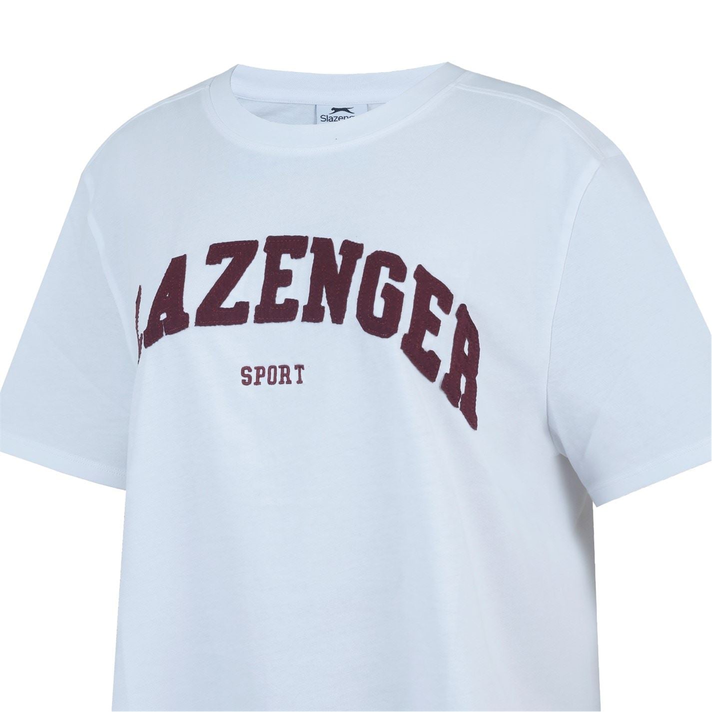 Slazenger Oversize Fit Lettering Crew Neck T-Shirt