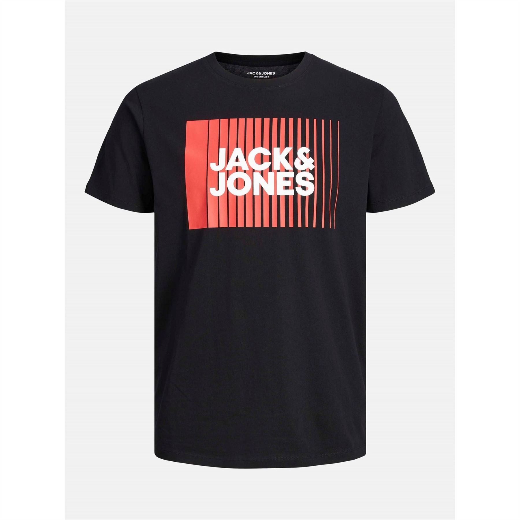 Jack and Jones Mens Logo Play Short Sleeve T-Shirt
