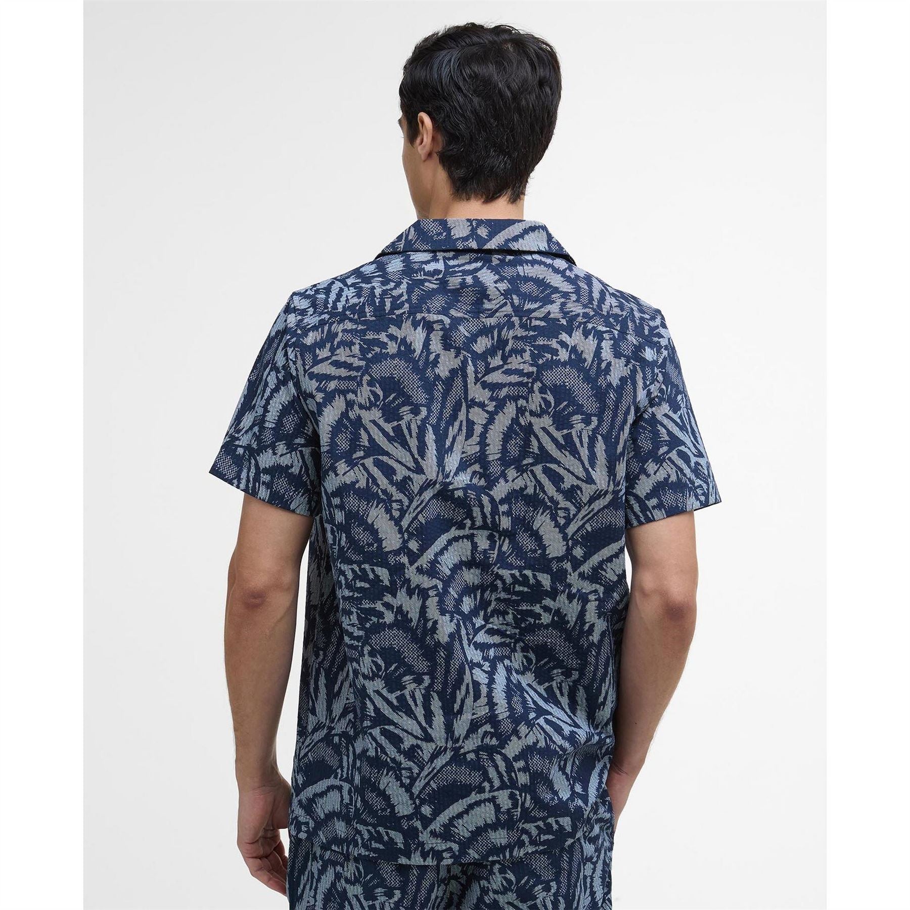 Barbour International B.intense Kew All Over Print Short Sleeve Patterned Shirt