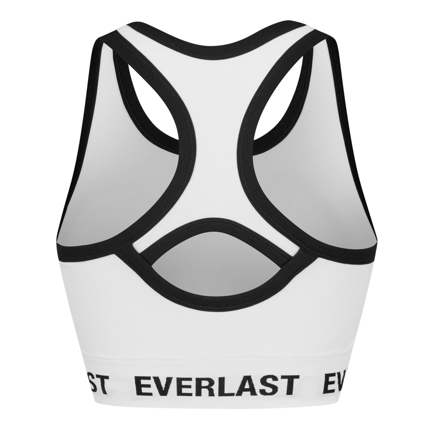 Everlast Cropped Snug Fit Crew Neck Bra