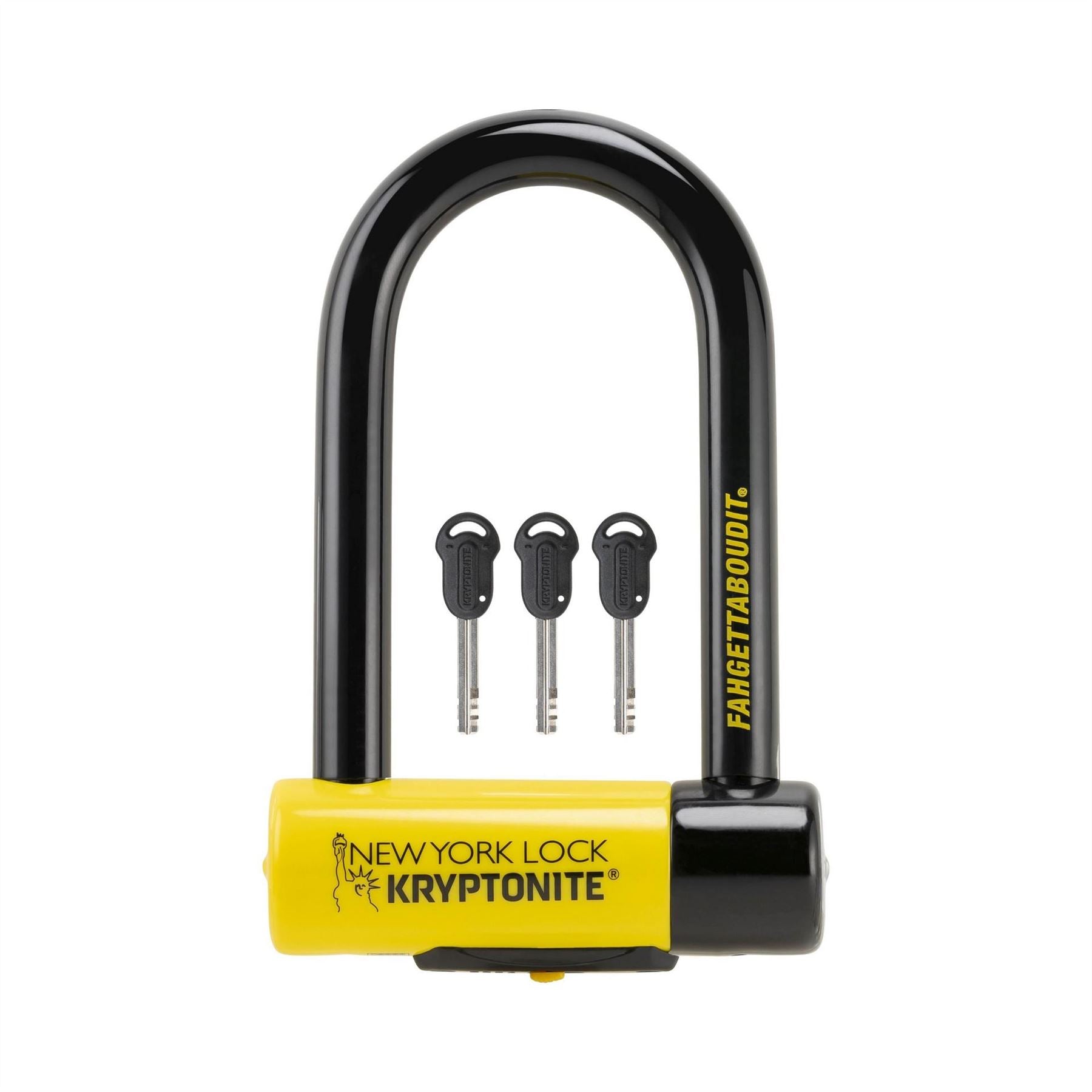 Kryptonite York Fahgettaboudit Mini D Lock Sold Secure Diamond