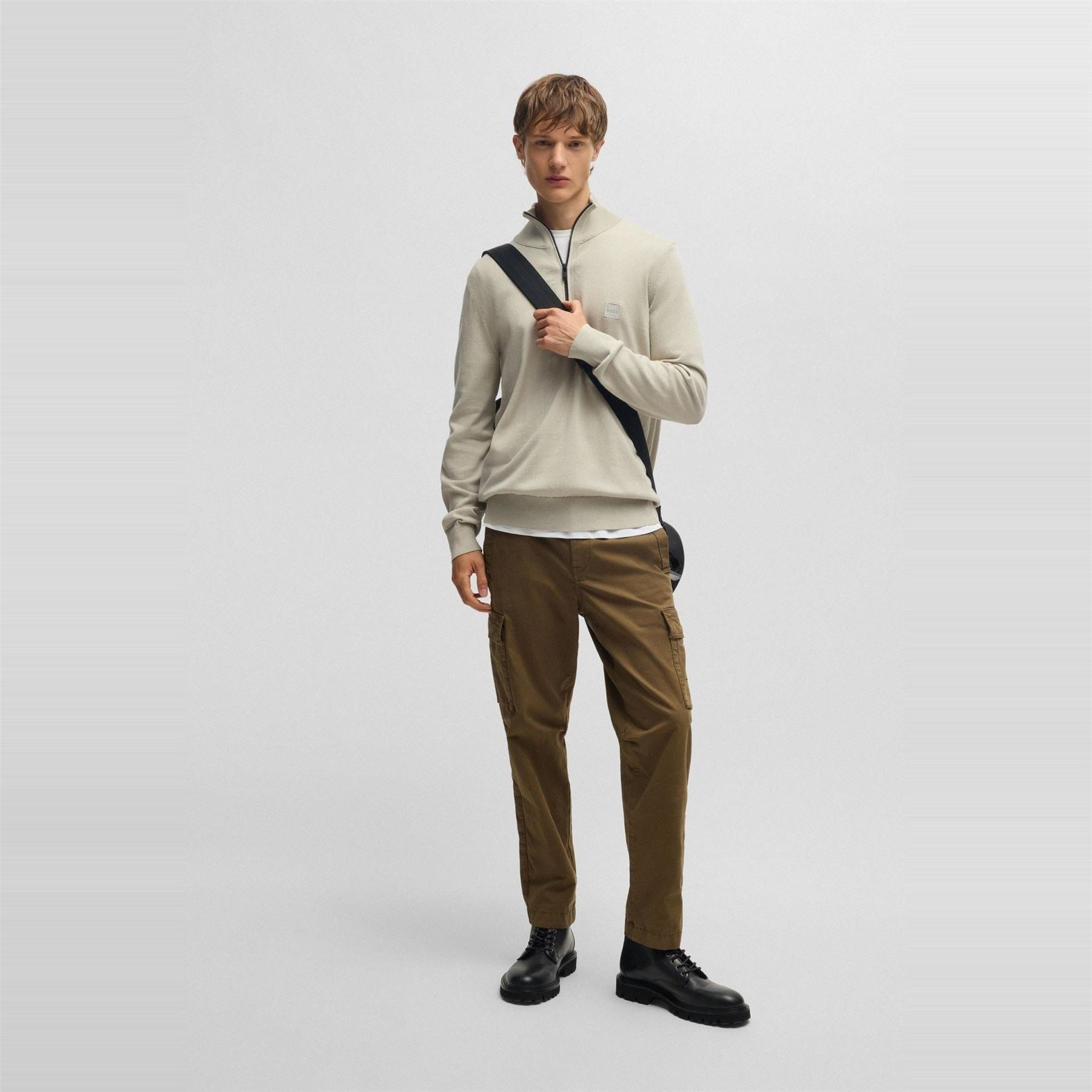 Boss  Hbo Kanobix Quarter Zipped Sweater