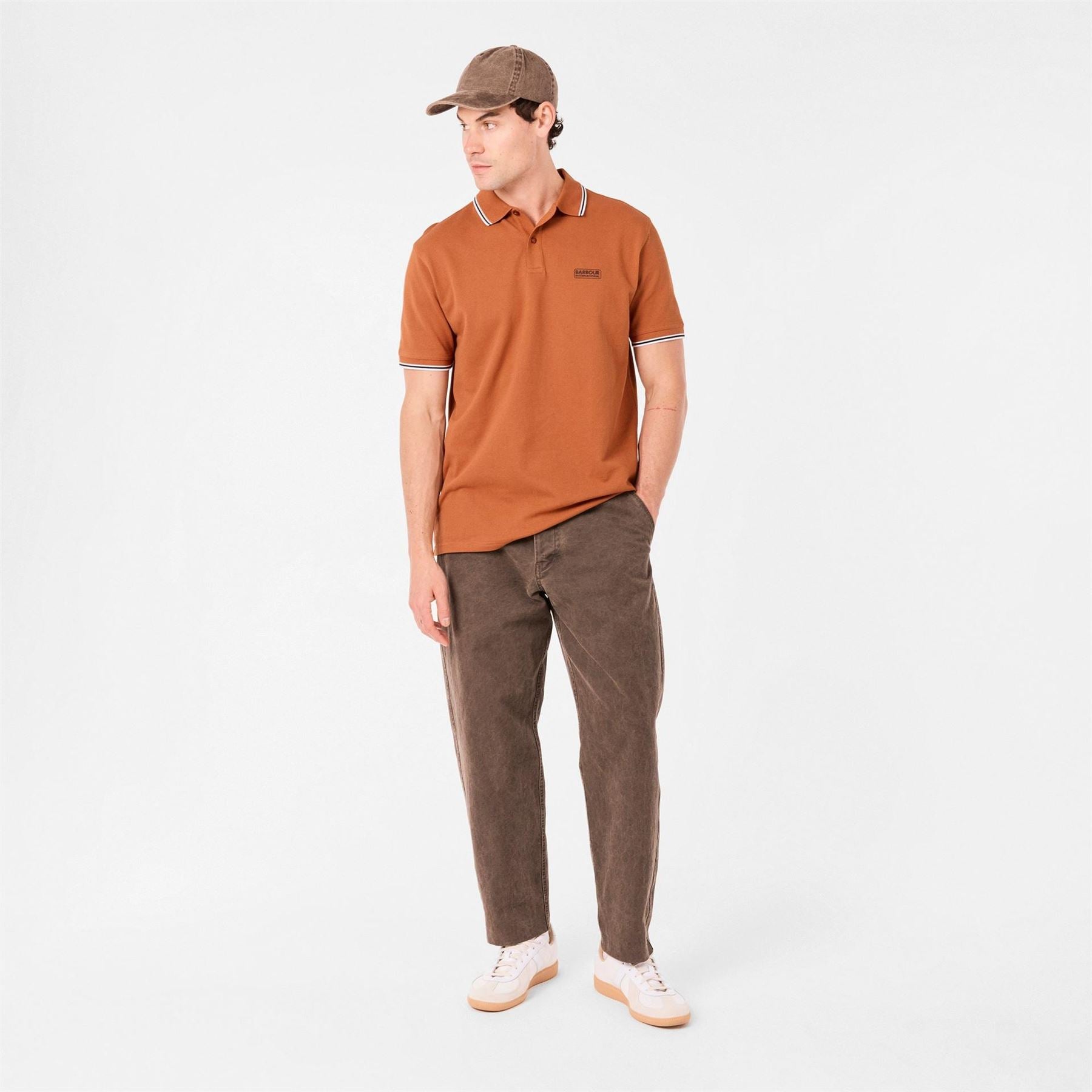 Barbour International Tipped Short Sleeve Polo Shirt