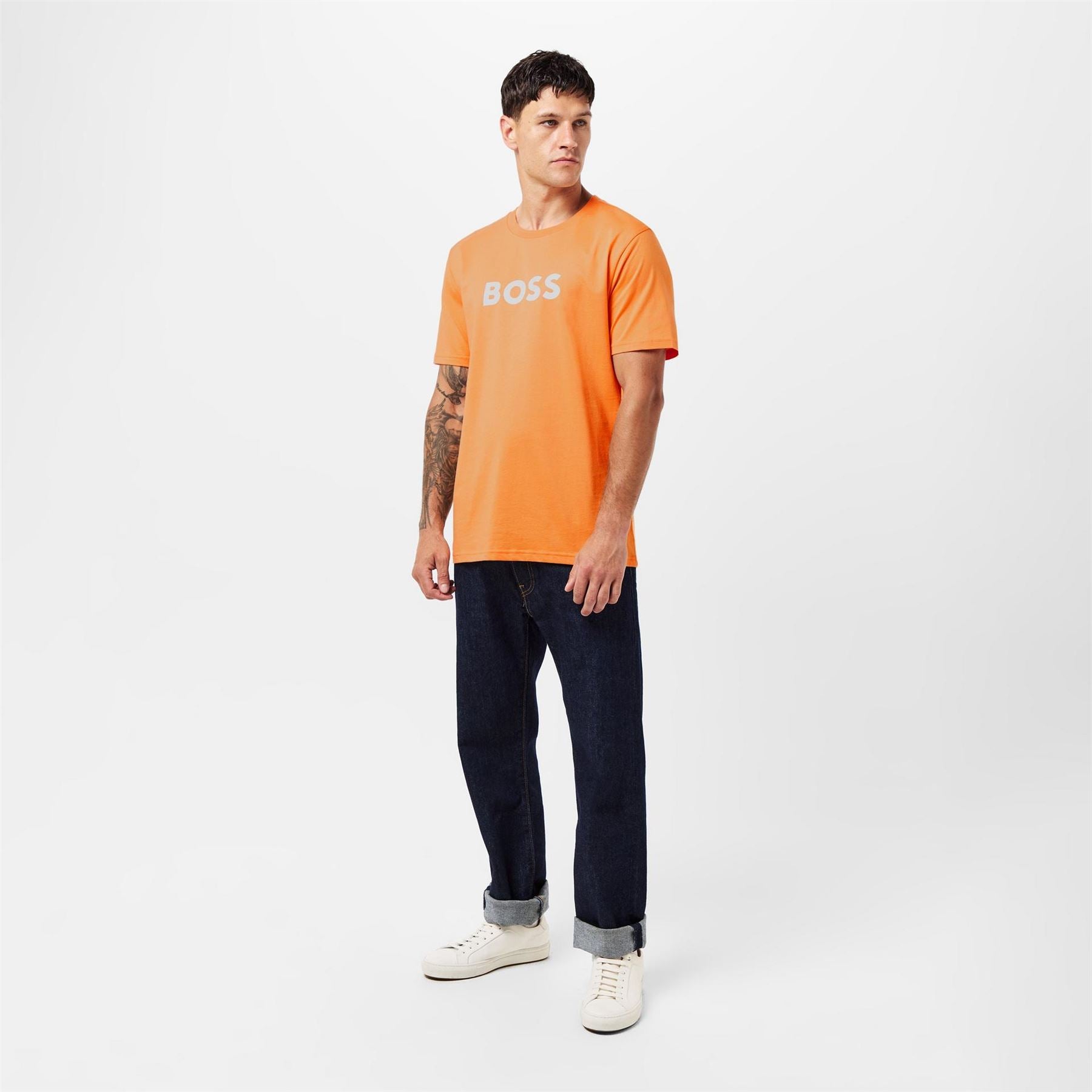 Boss BOSS Bodywear Short Sleeve T Shirt with Logo Print Detail