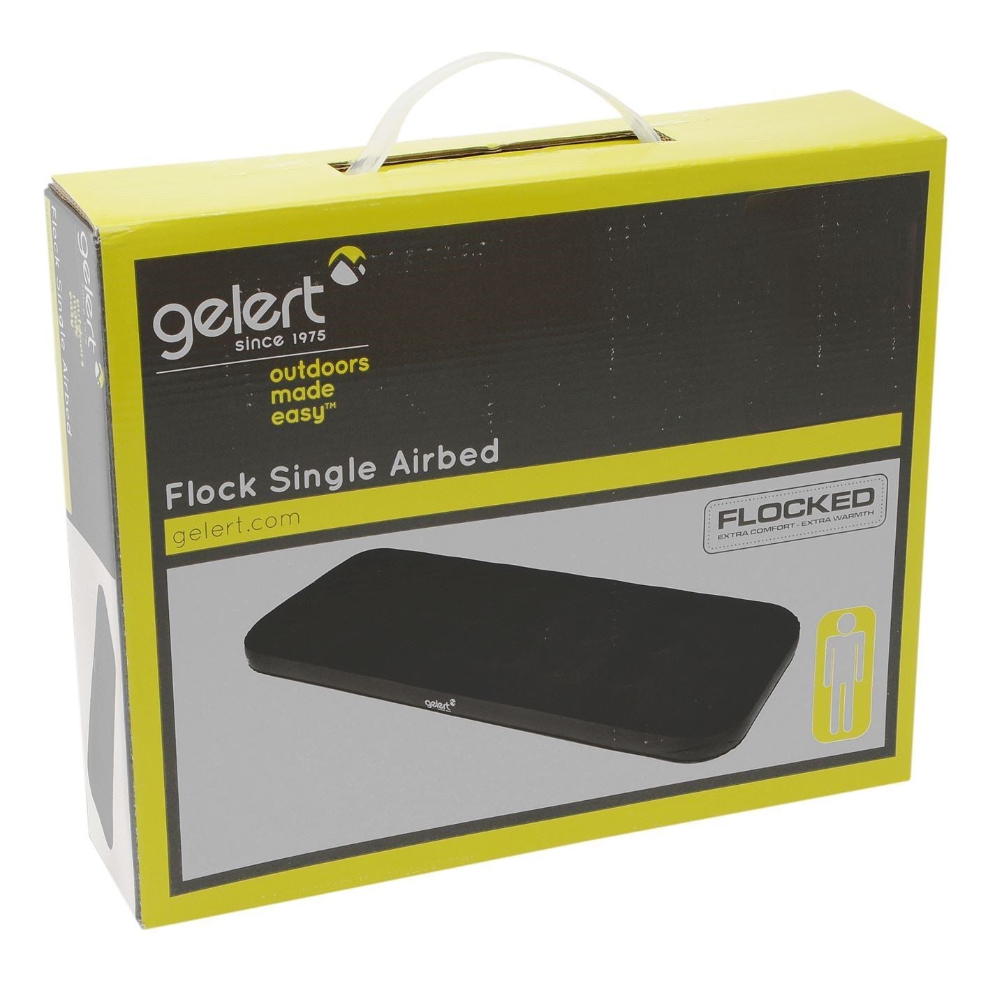 Gelert Flocked Single Airbed