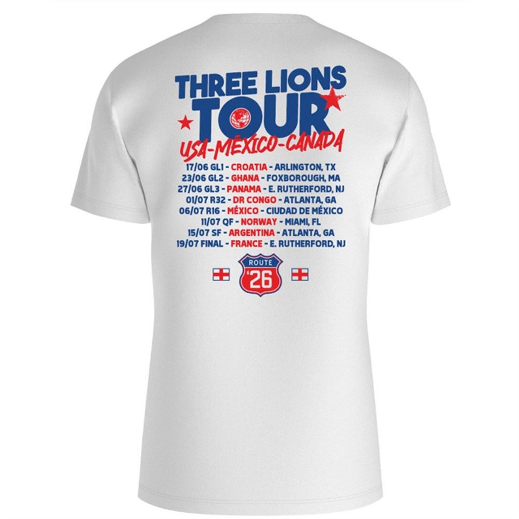 AWD England World Cup Tour T-Shirt