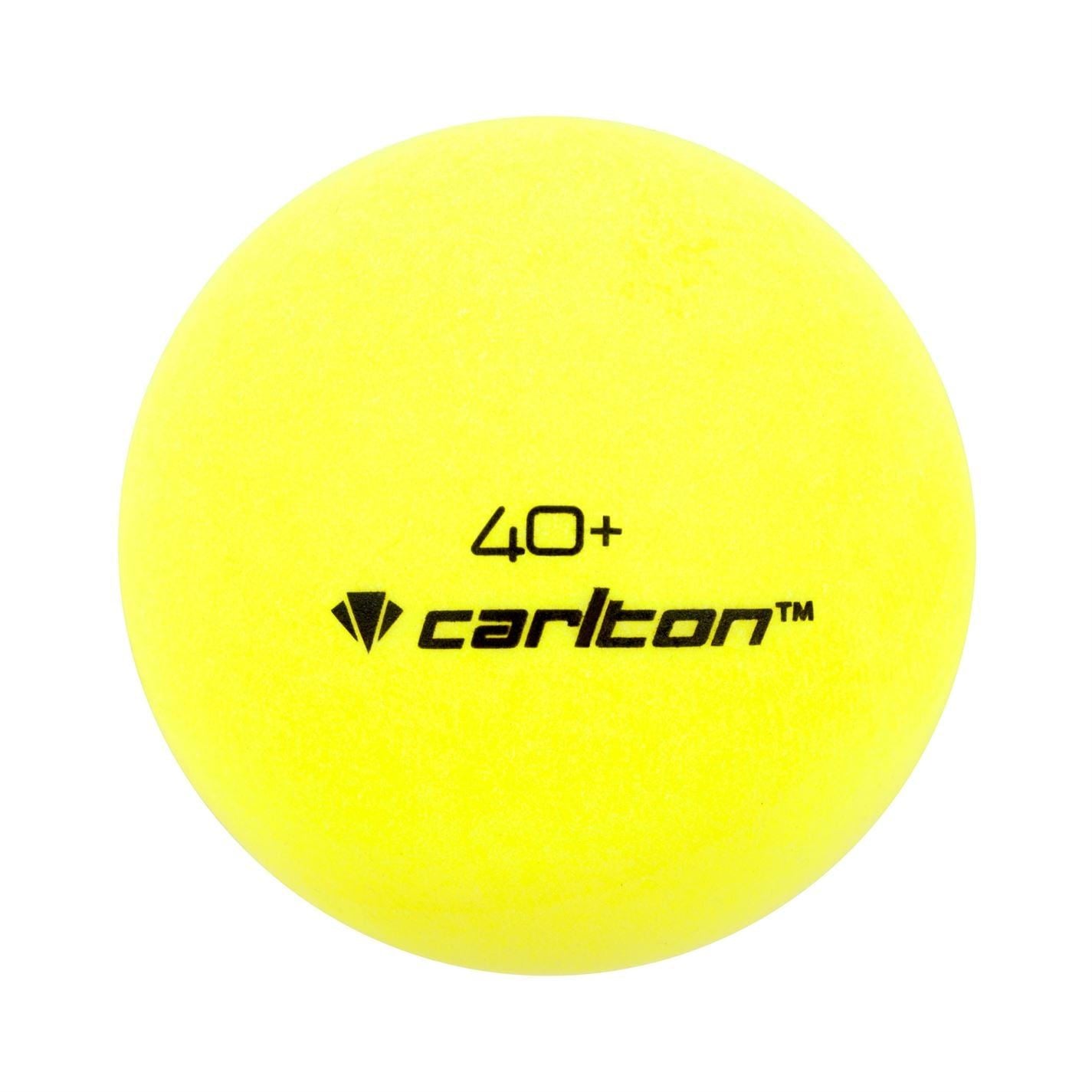 Carlton Neon Glow Table Tennis Balls 6 Pack Adults
