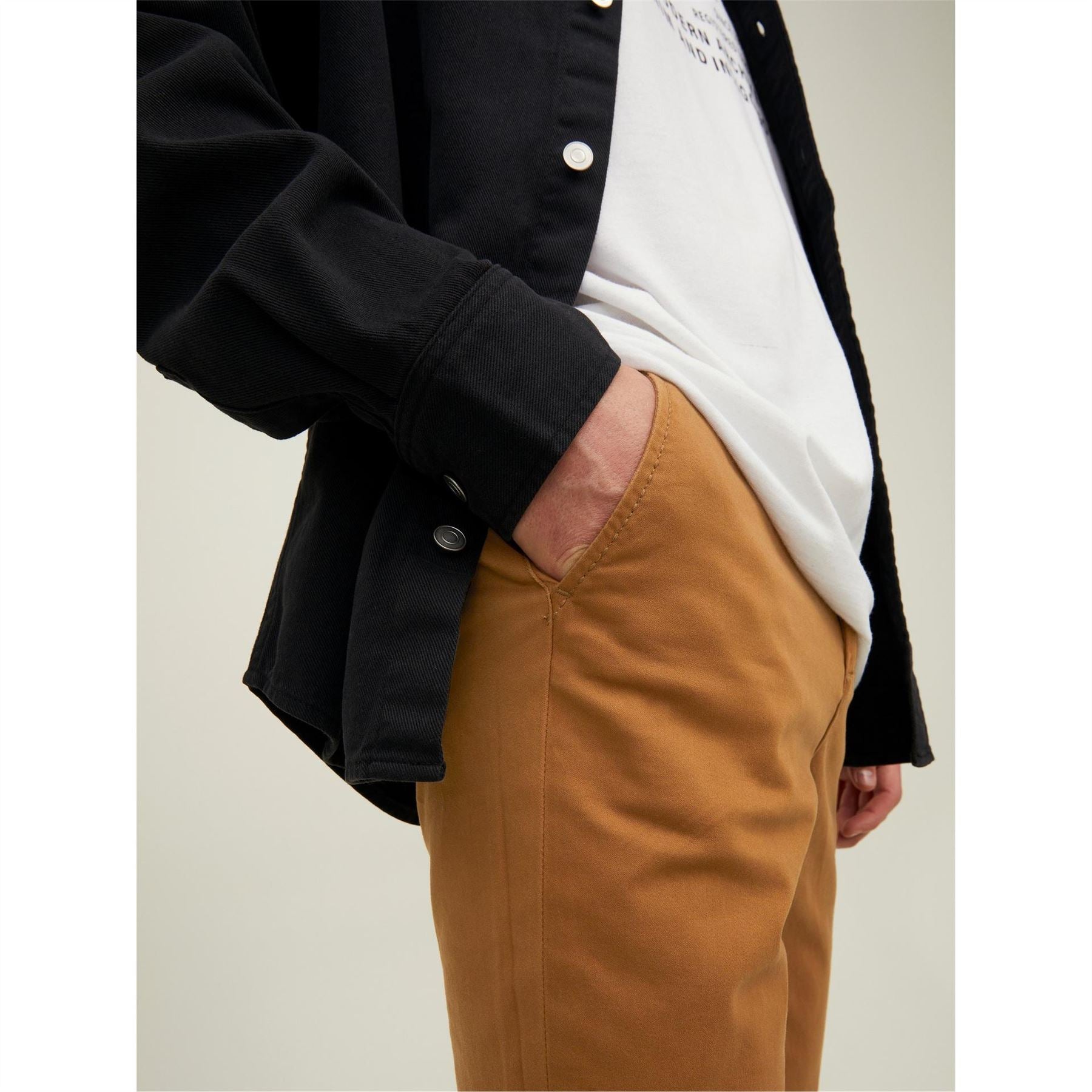 Jack and Jones Marco Bowie Straight Leg Chinos