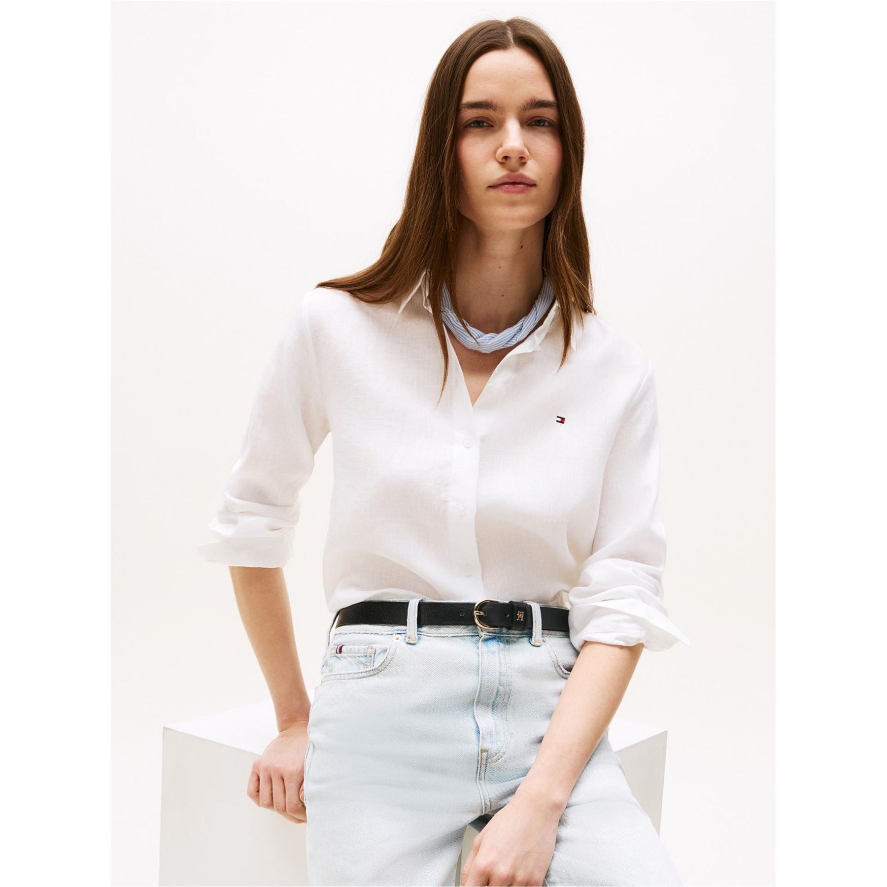 Tommy Hilfiger Long Sleeve Plain Shirt