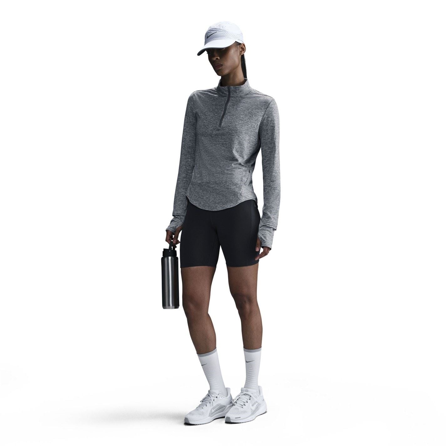 Nike Womens Swift 1 4 Zip Running Top