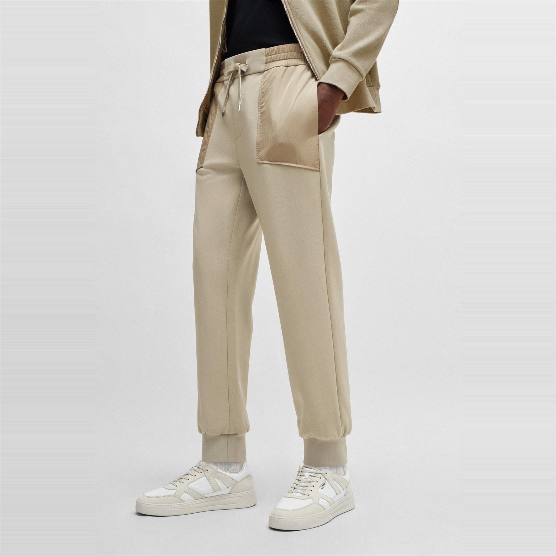 Boss Larsen 406 Solid Patterned Slim Joggers