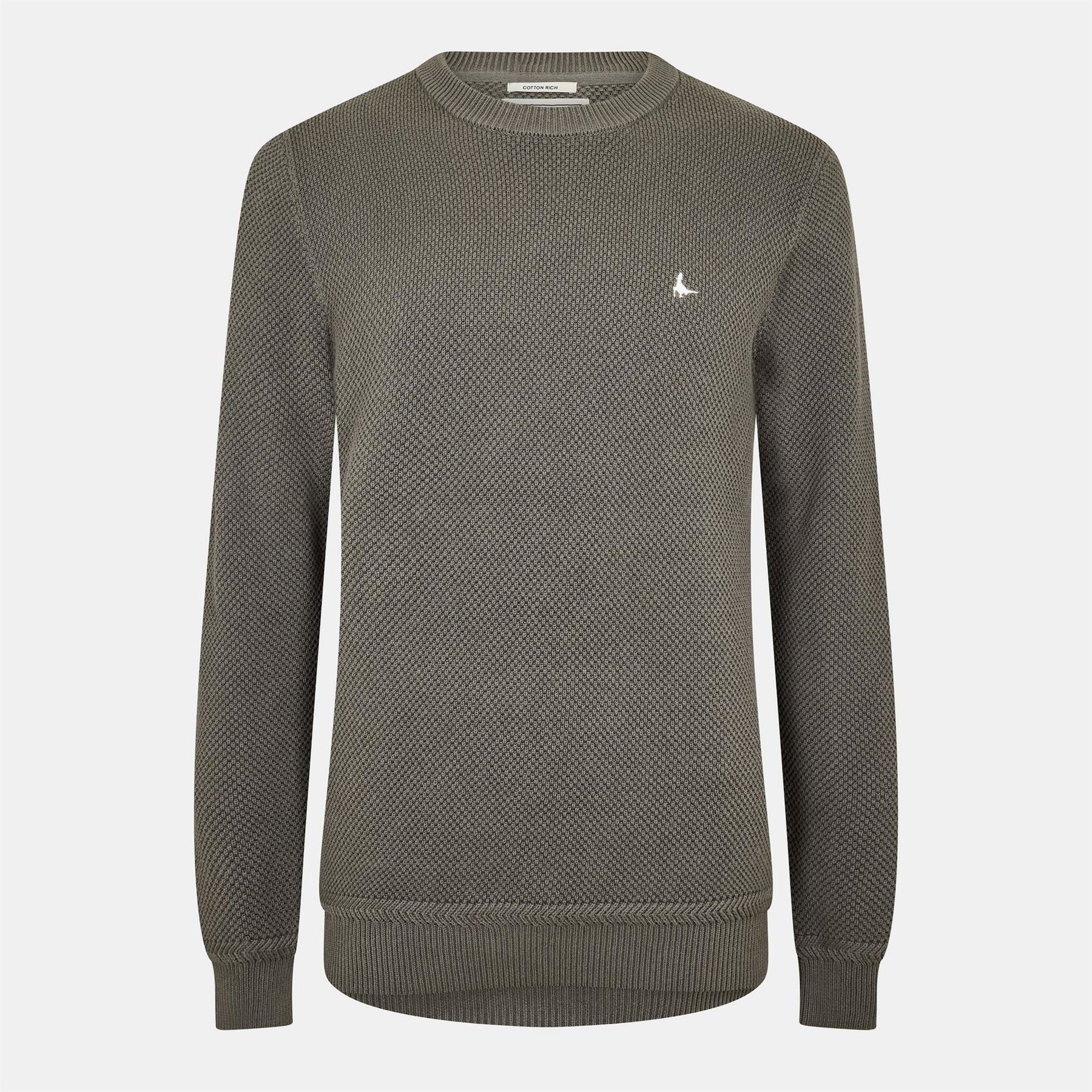 Jack Wills Mens Linus Seed Stitch Crew Neck Jumper