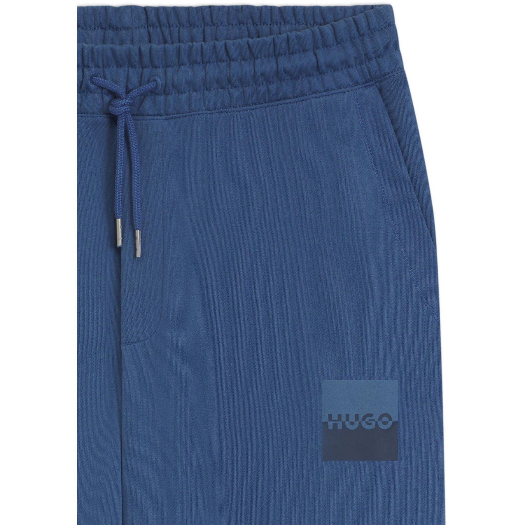 Hugo Dusplitan Solid Patterned Slim Joggers