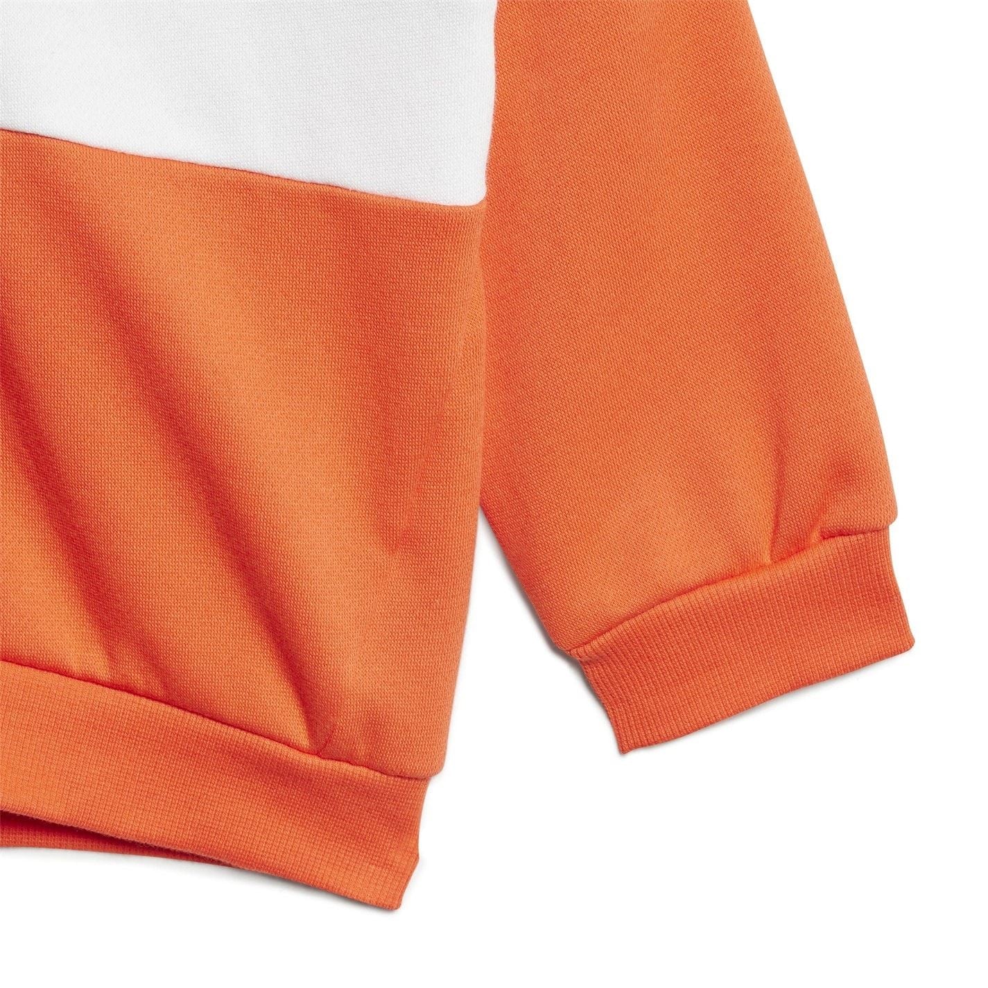 adidas Tiberio 3 Stripes Colorblock Fleece Track Suit Infants