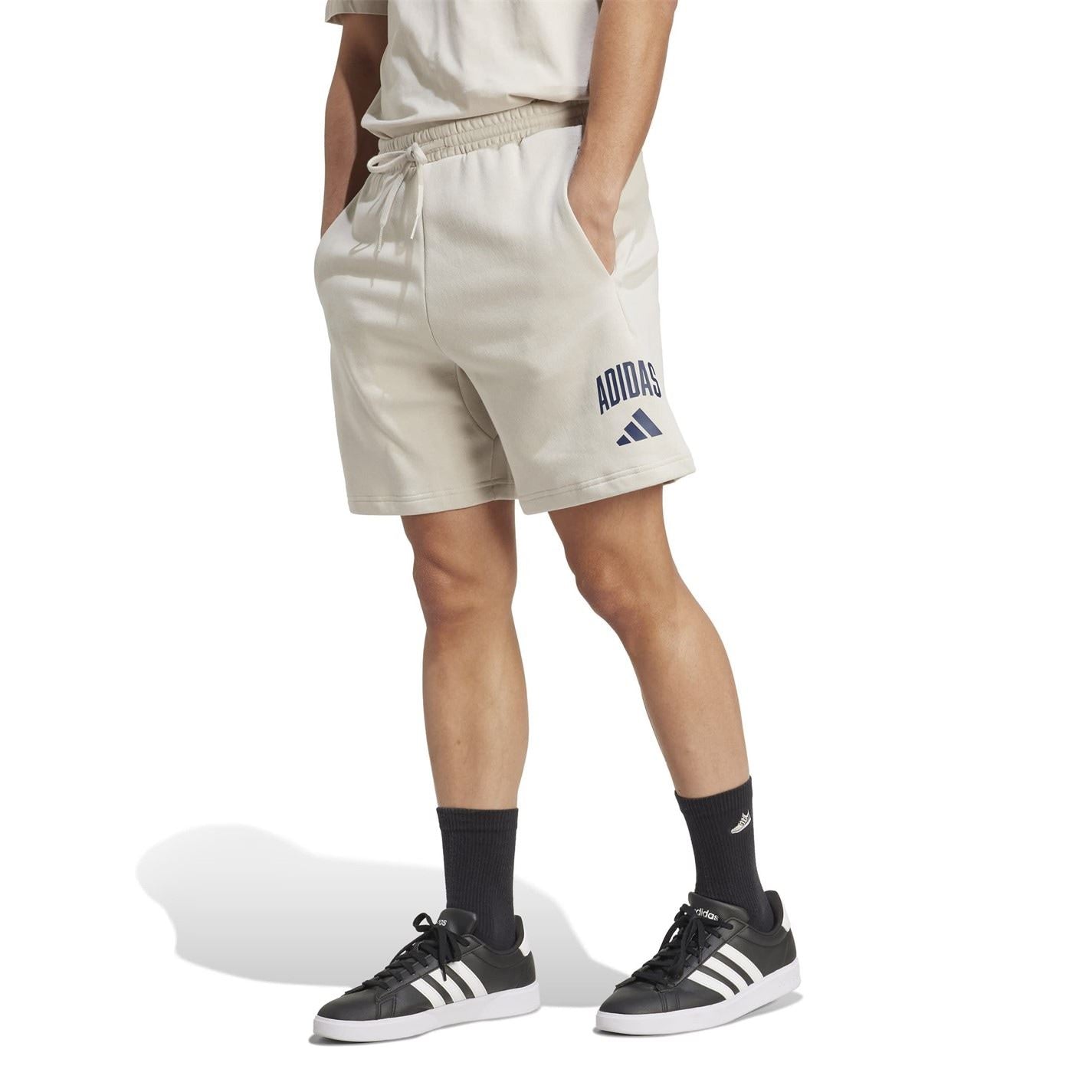 adidas Collegiate Bermuda Shorts with Elasticated Waistband